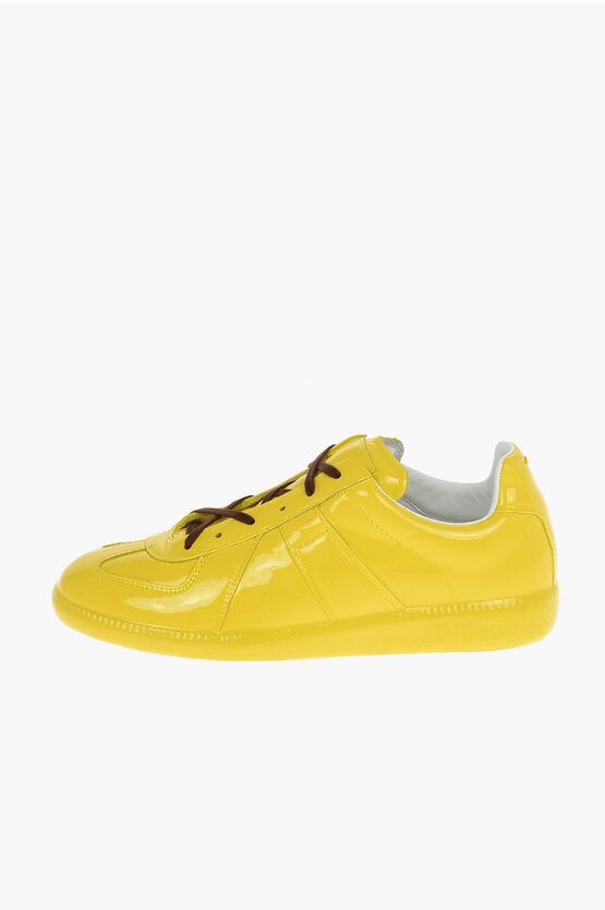 Maison Margiela MM22 Patent Leather Replica Sneakers Size US 12 / EU 45 - 1 Thumbnail