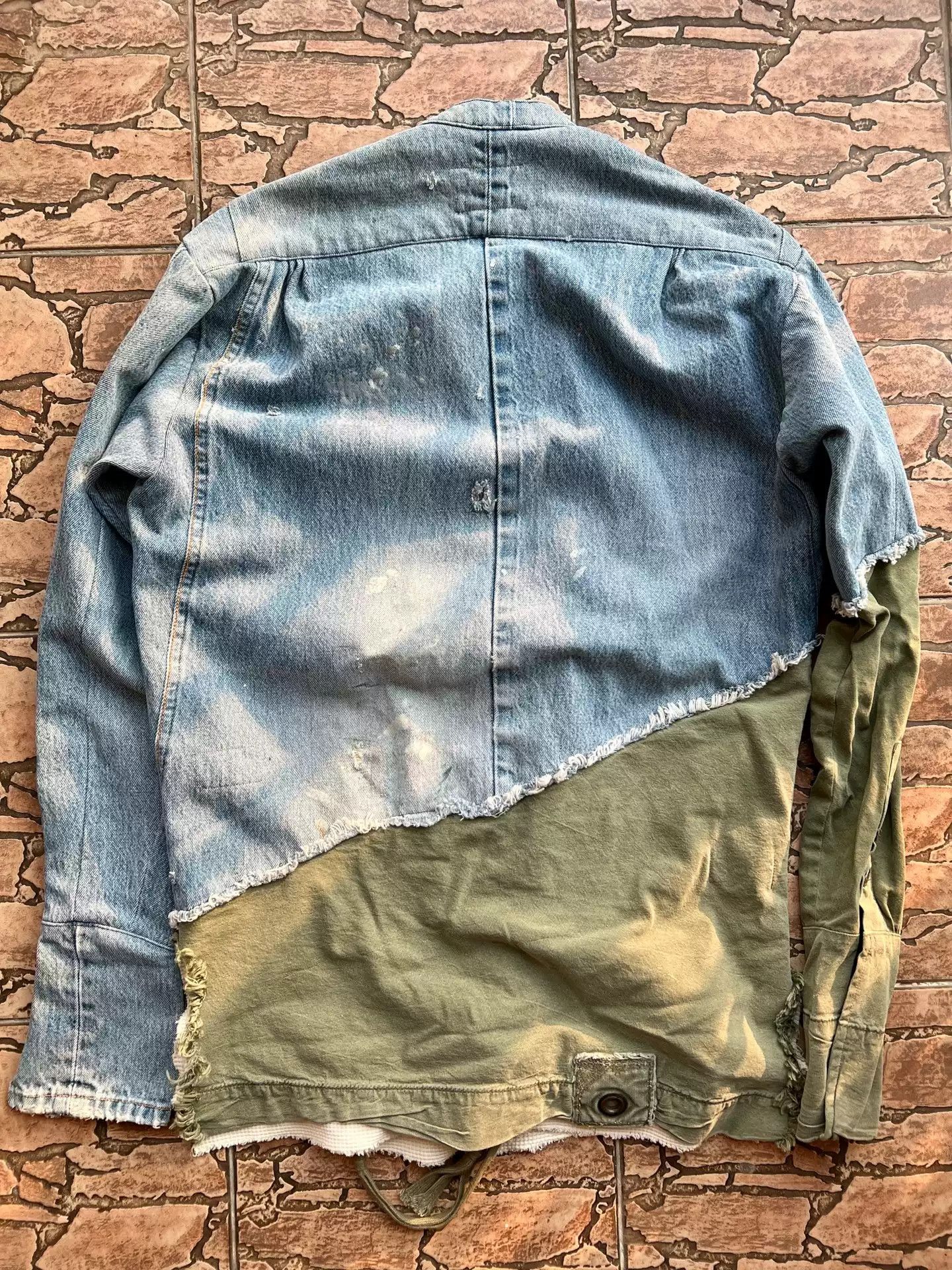 Greg Lauren Greglauren denim stitching jacket Size US S / EU 44-46 / 1 - 2 Thumbnail