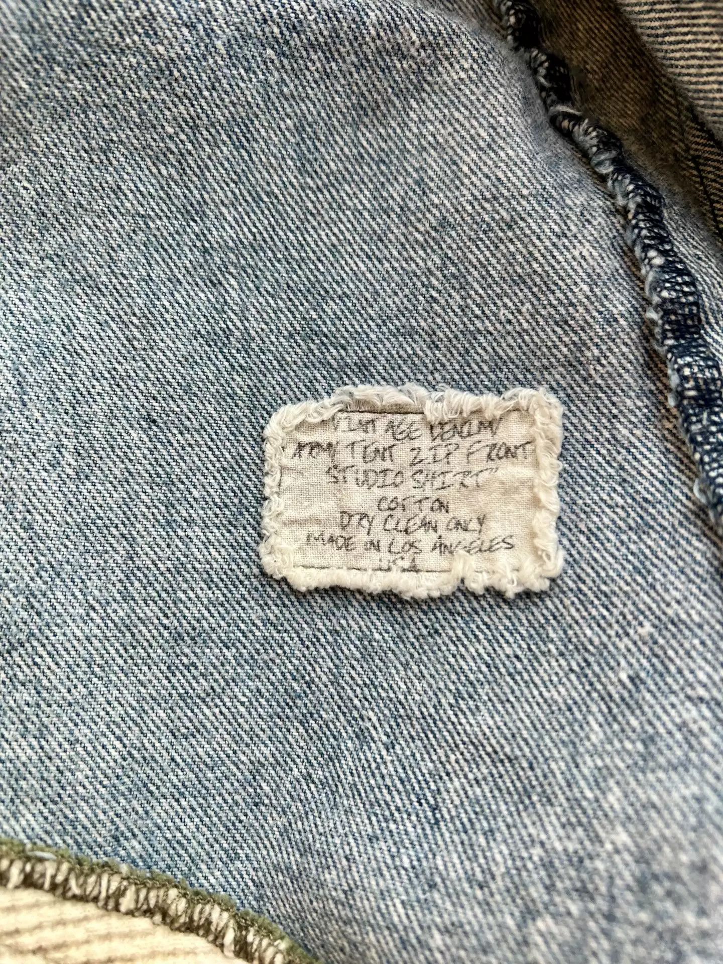 Greg Lauren Greglauren denim stitching jacket Size US S / EU 44-46 / 1 - 7 Thumbnail
