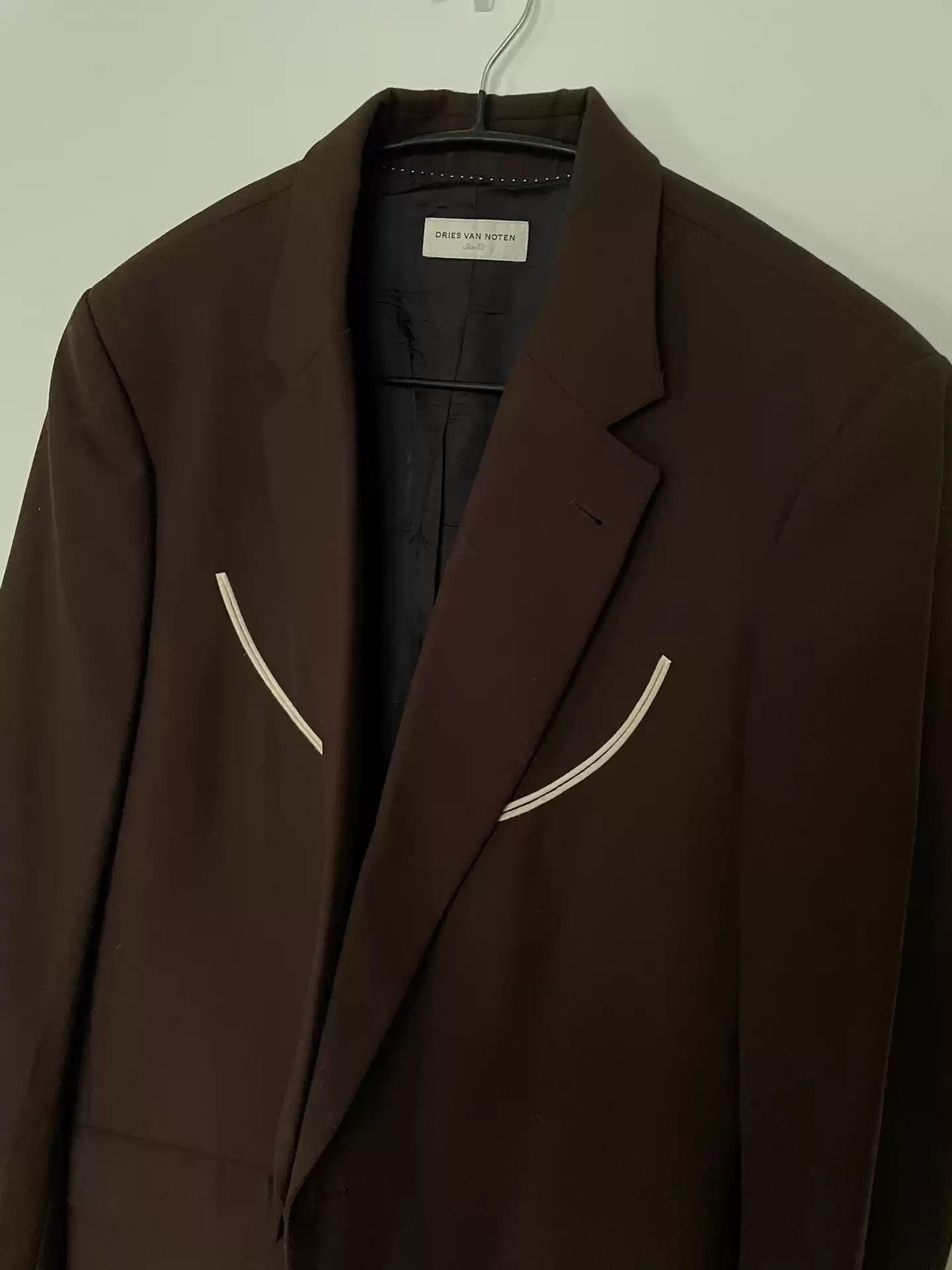 Dries Van Noten Dries van noten brown suit jacket Size US L / EU 52-54 / 3 - 2 Thumbnail