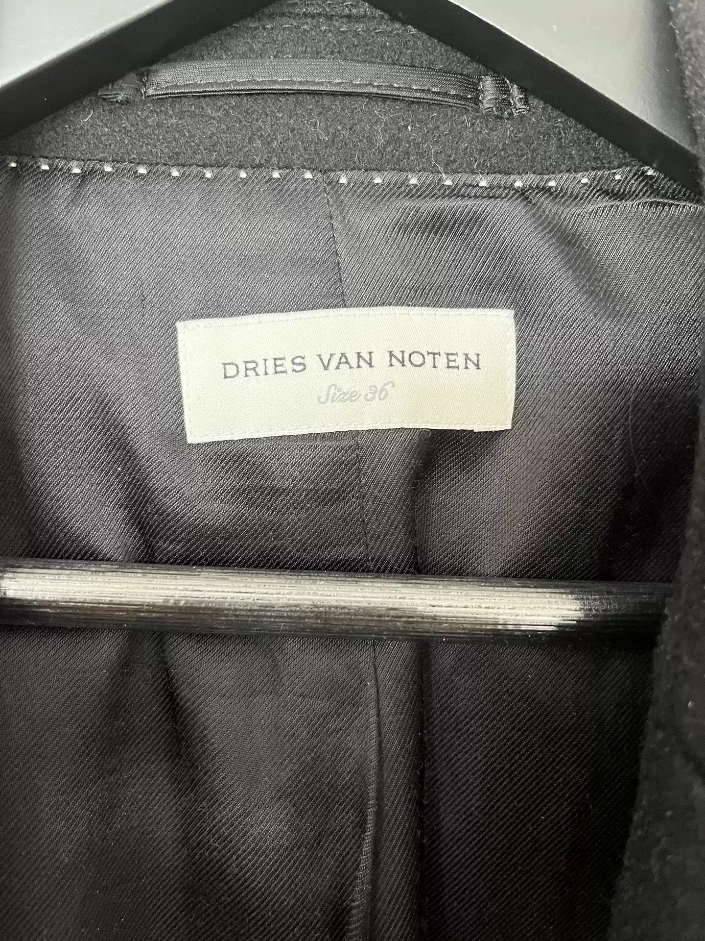 Dries Van Noten Dries Van Noten black ostrich fur coat Size US XS / EU 42 / 0 - 4 Thumbnail