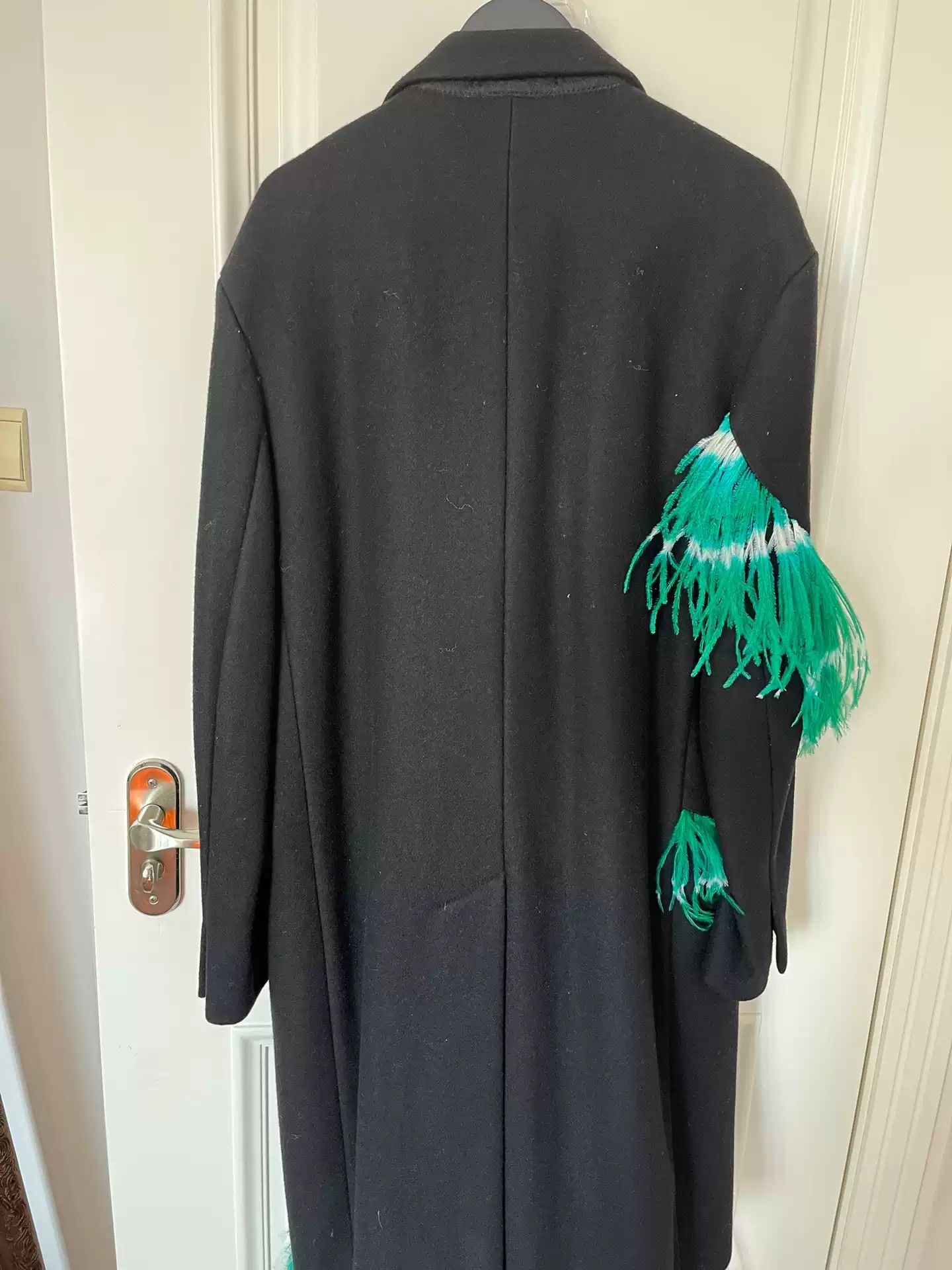 Dries Van Noten Dries Van Noten black ostrich fur coat Size US XS / EU 42 / 0 - 2 Thumbnail