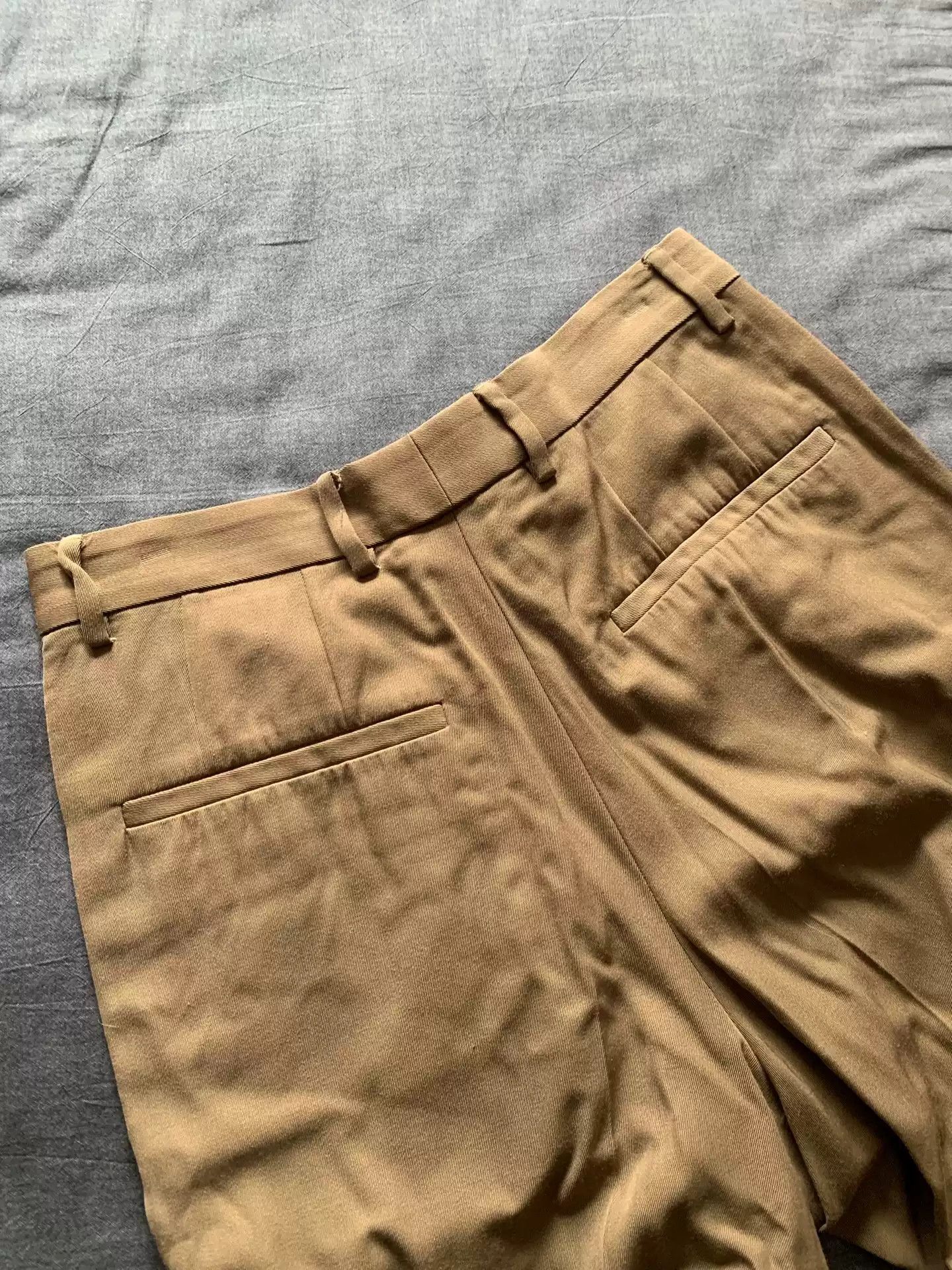 Driesvannoten wool blended pleated trousers