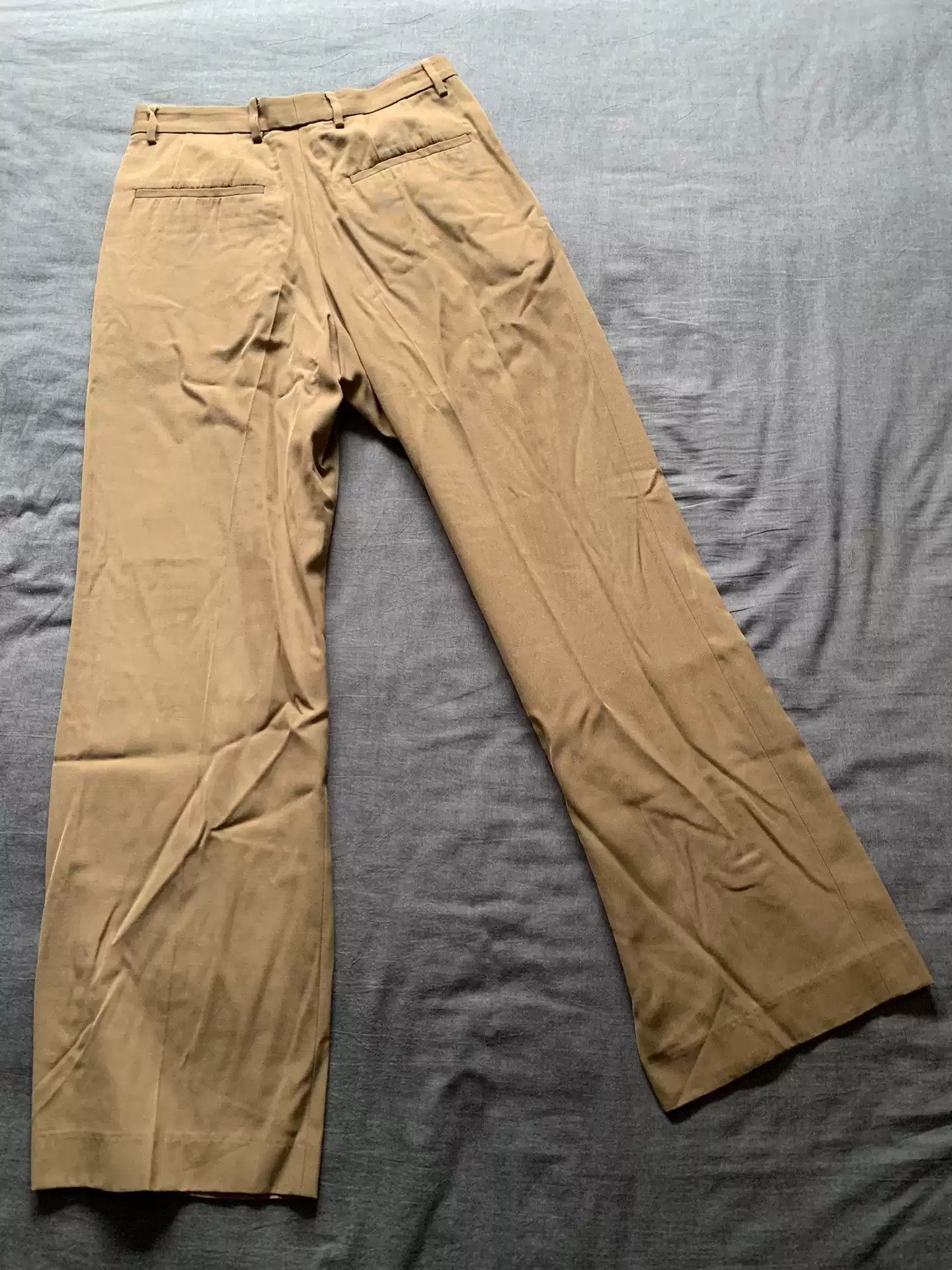 Driesvannoten wool blended pleated trousers