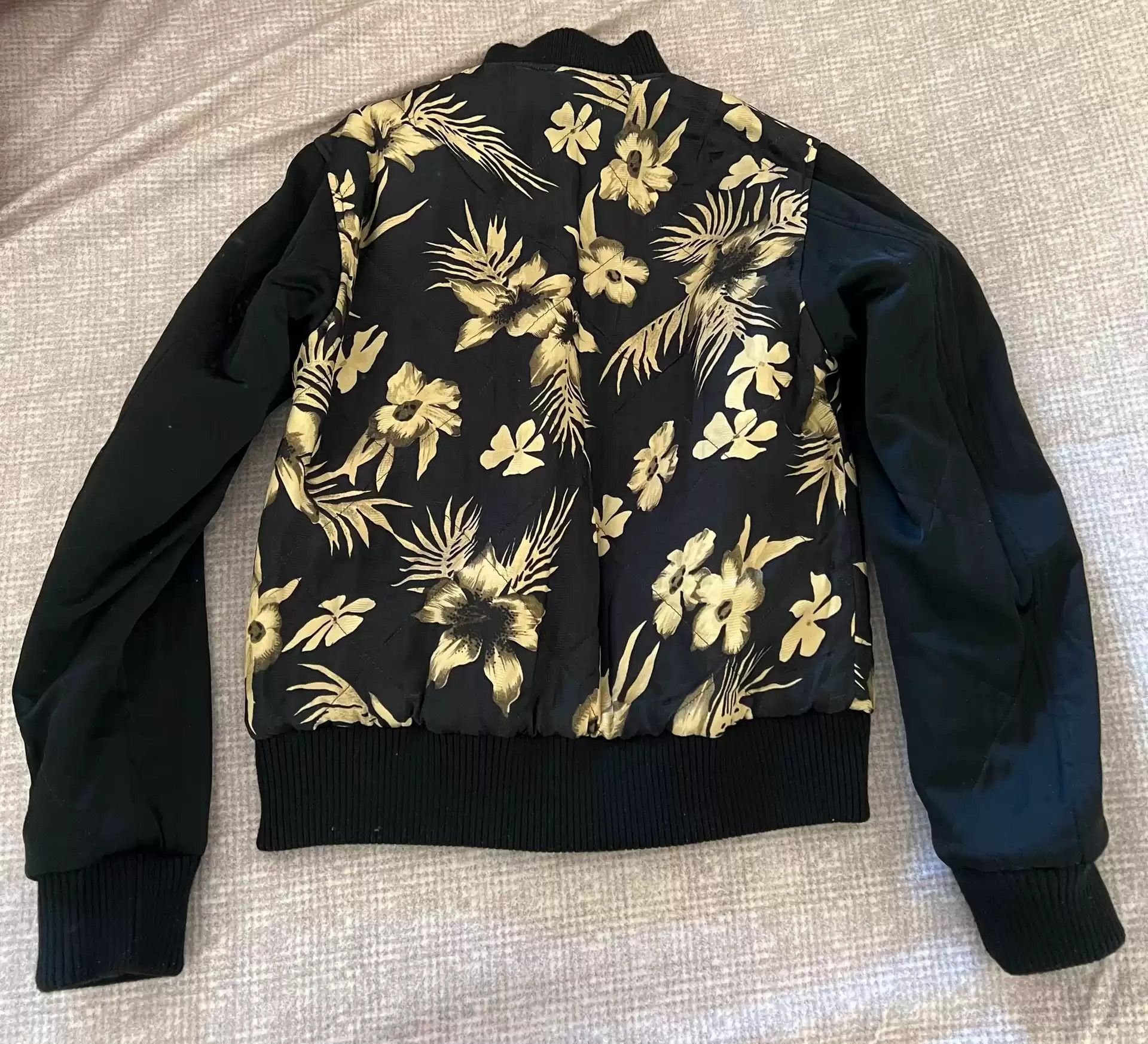 Dries Van Noten dries van noten 17awFlower embroidered bomber jacket Size US M / EU 48-50 / 2 - 4 Thumbnail