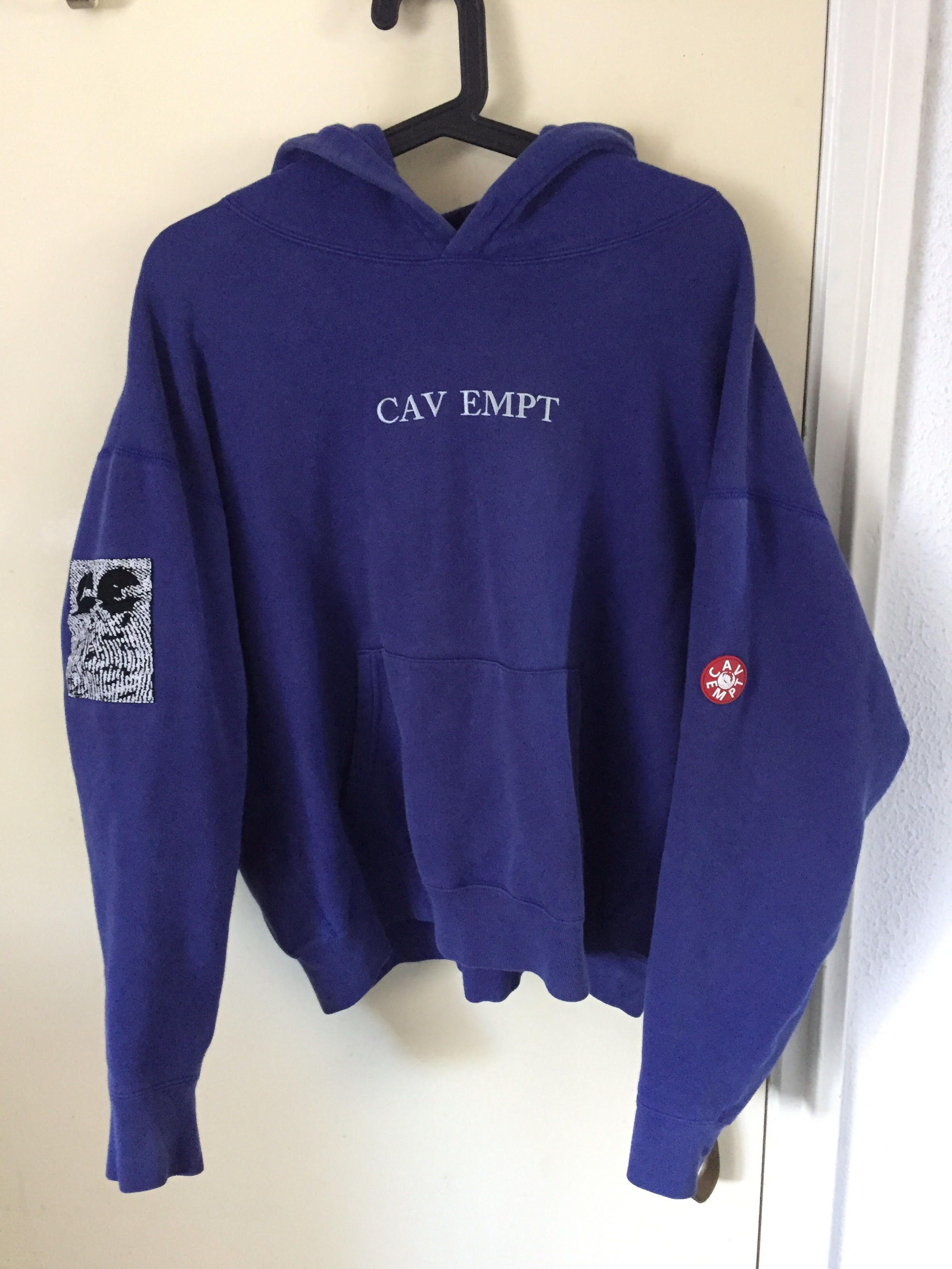 Cav Empt Cav Empt 2014 Purple Overdye Heavy Script Hoodie Grailed