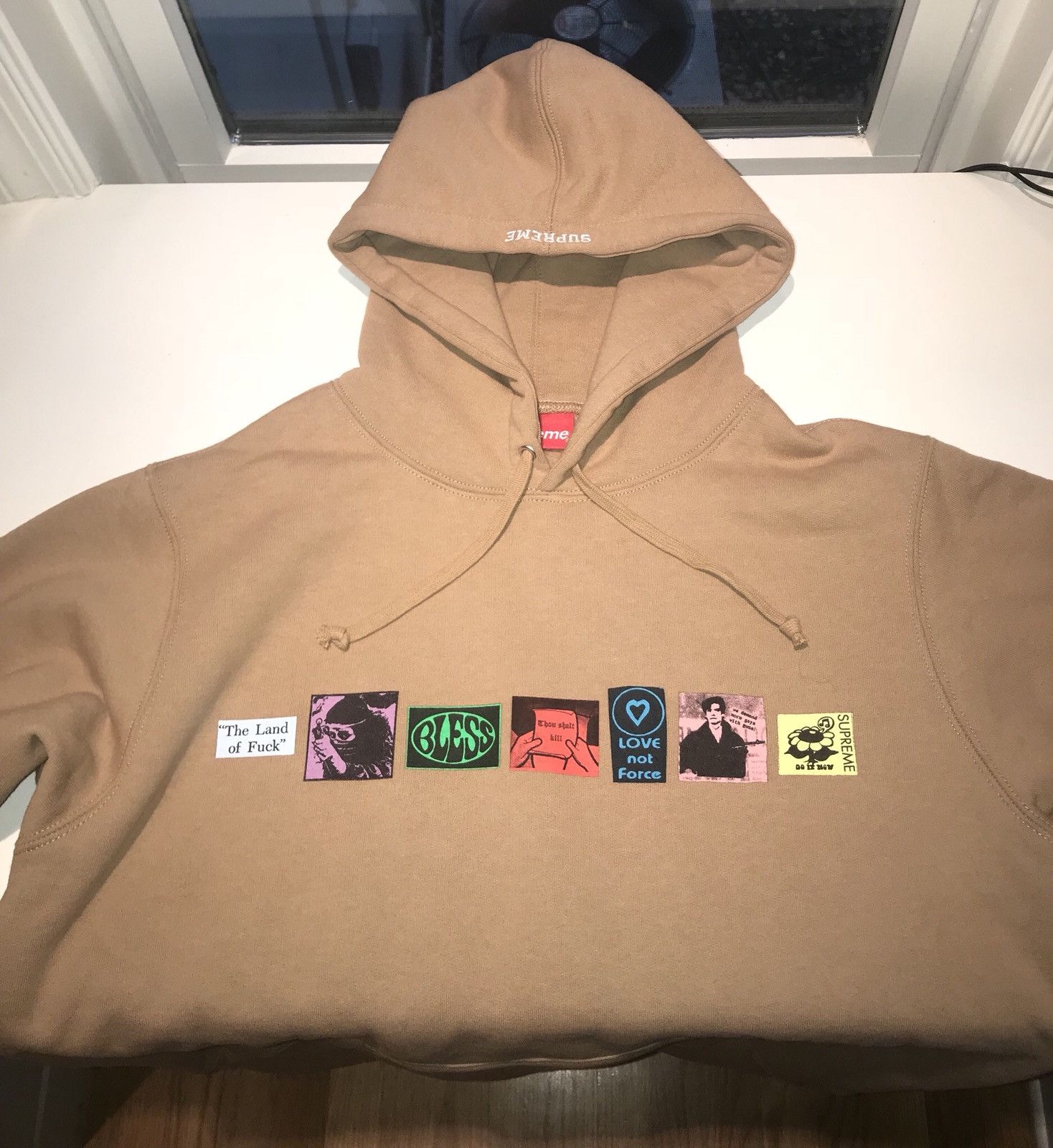 Supreme Supreme Blessed Hoodie Grailed