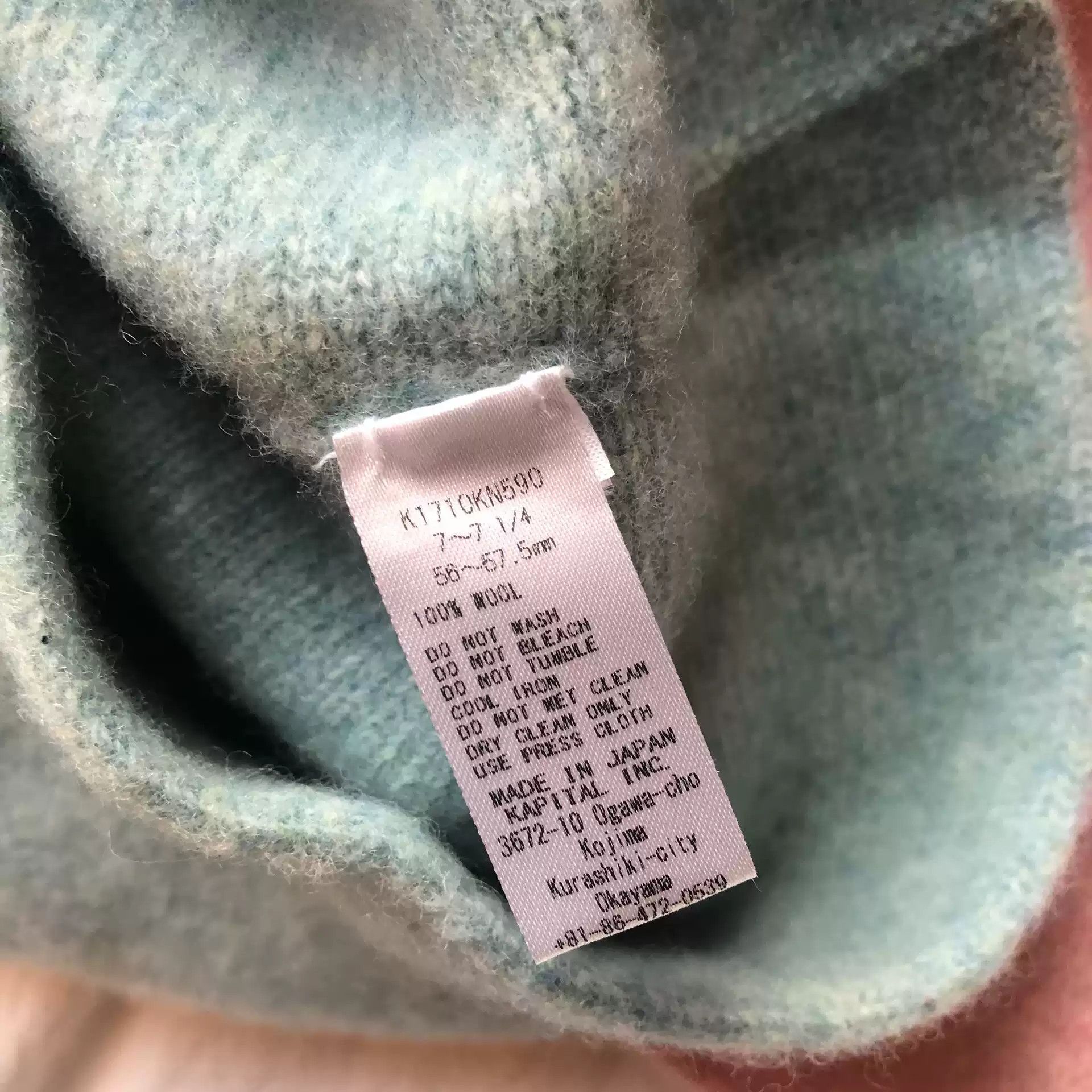 Kapital Kapital hat cashmere fabric Size ONE SIZE - 5 Thumbnail
