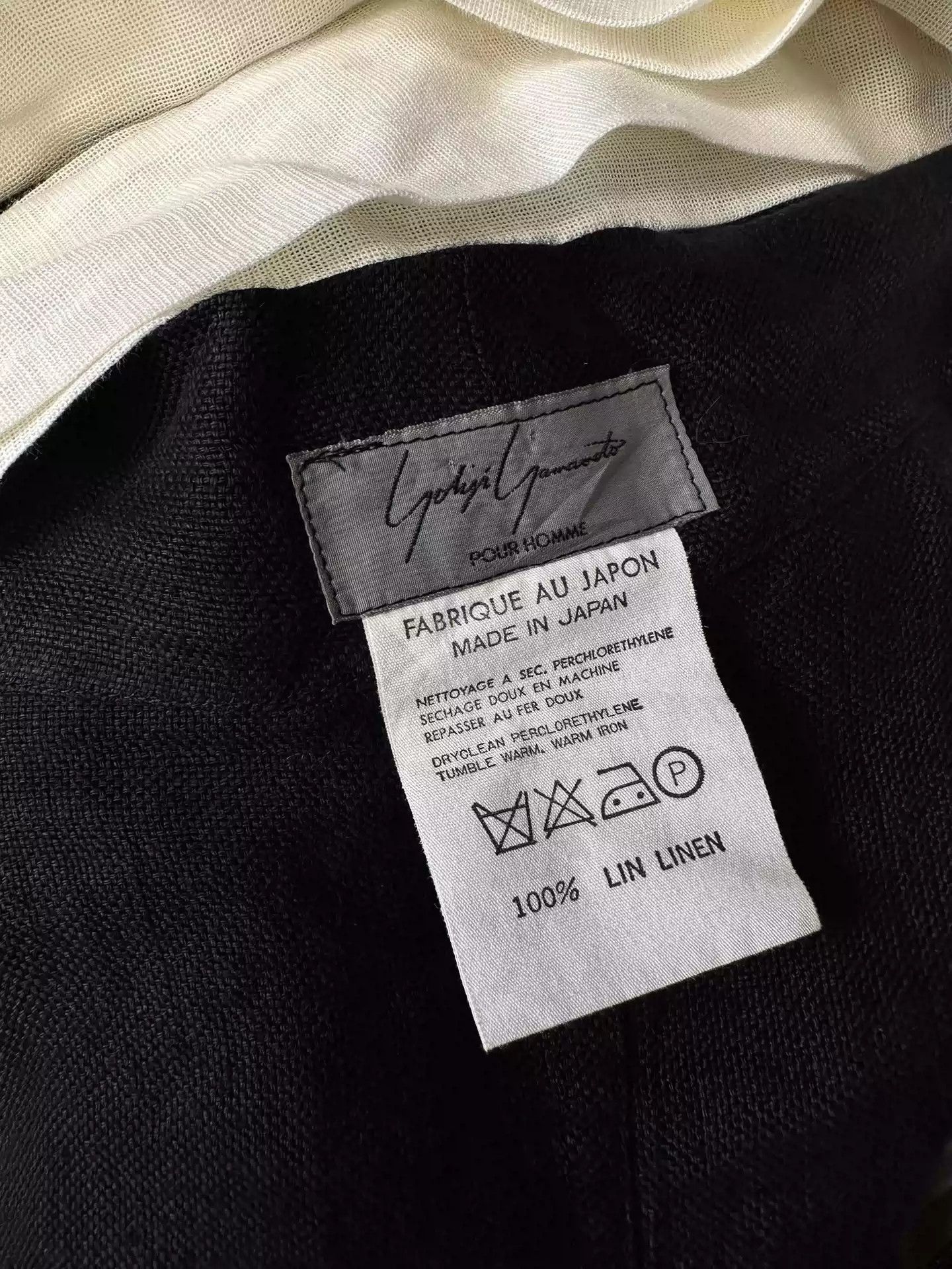 Yohji Yamamoto Yohji Yamamoto 1985ss Linen Coat With Streamers Size US M / EU 48-50 / 2 - 8 Thumbnail