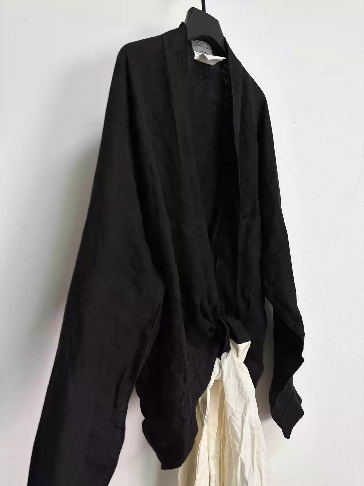 Yohji Yamamoto Yohji Yamamoto 1985ss Linen Coat With Streamers Size US M / EU 48-50 / 2 - 6 Thumbnail