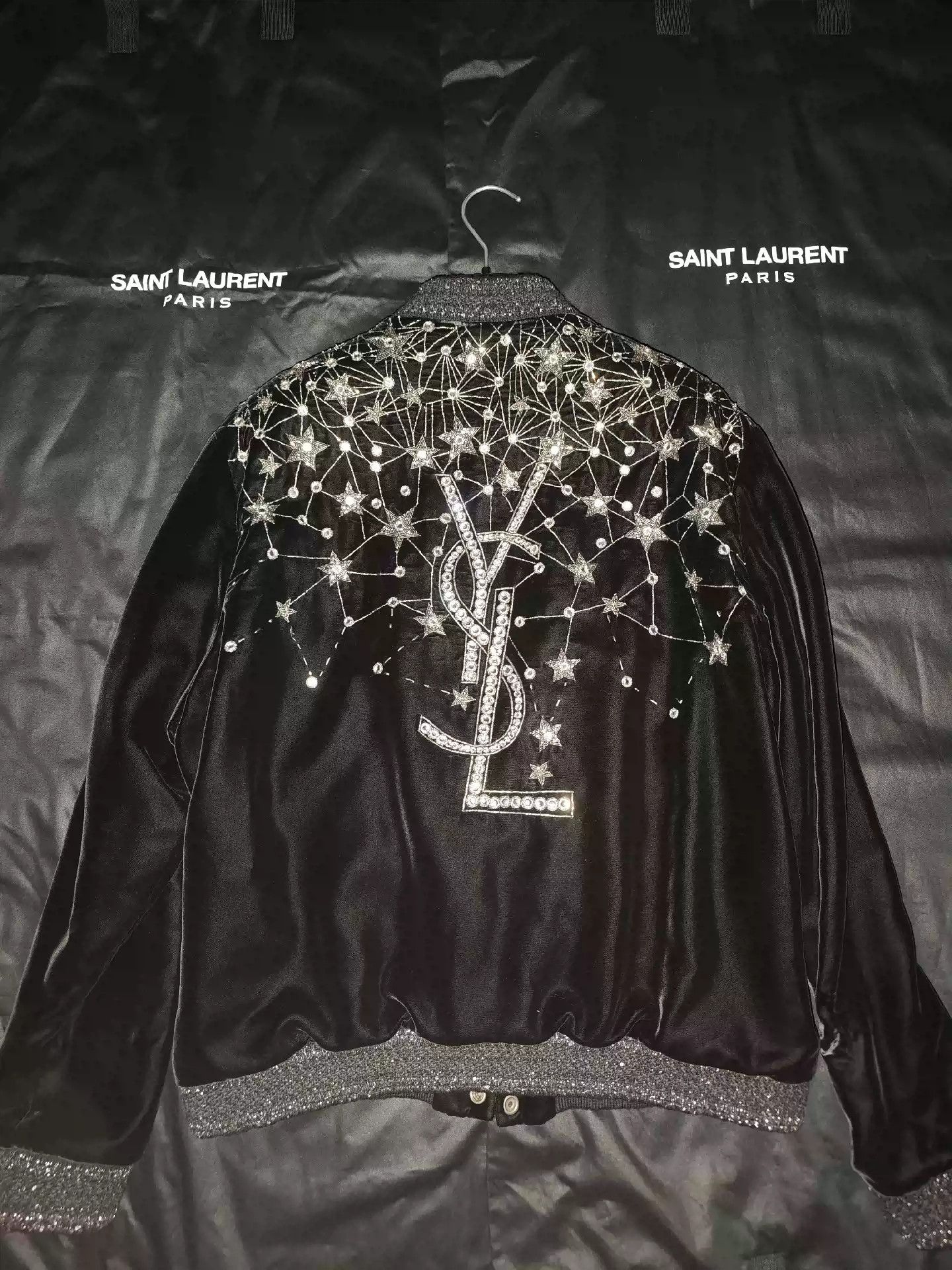 Saint Laurent Paris SAINT LAURENT Galaxy Baseball Jacket Size US M / EU 48-50 / 2 - 3 Thumbnail