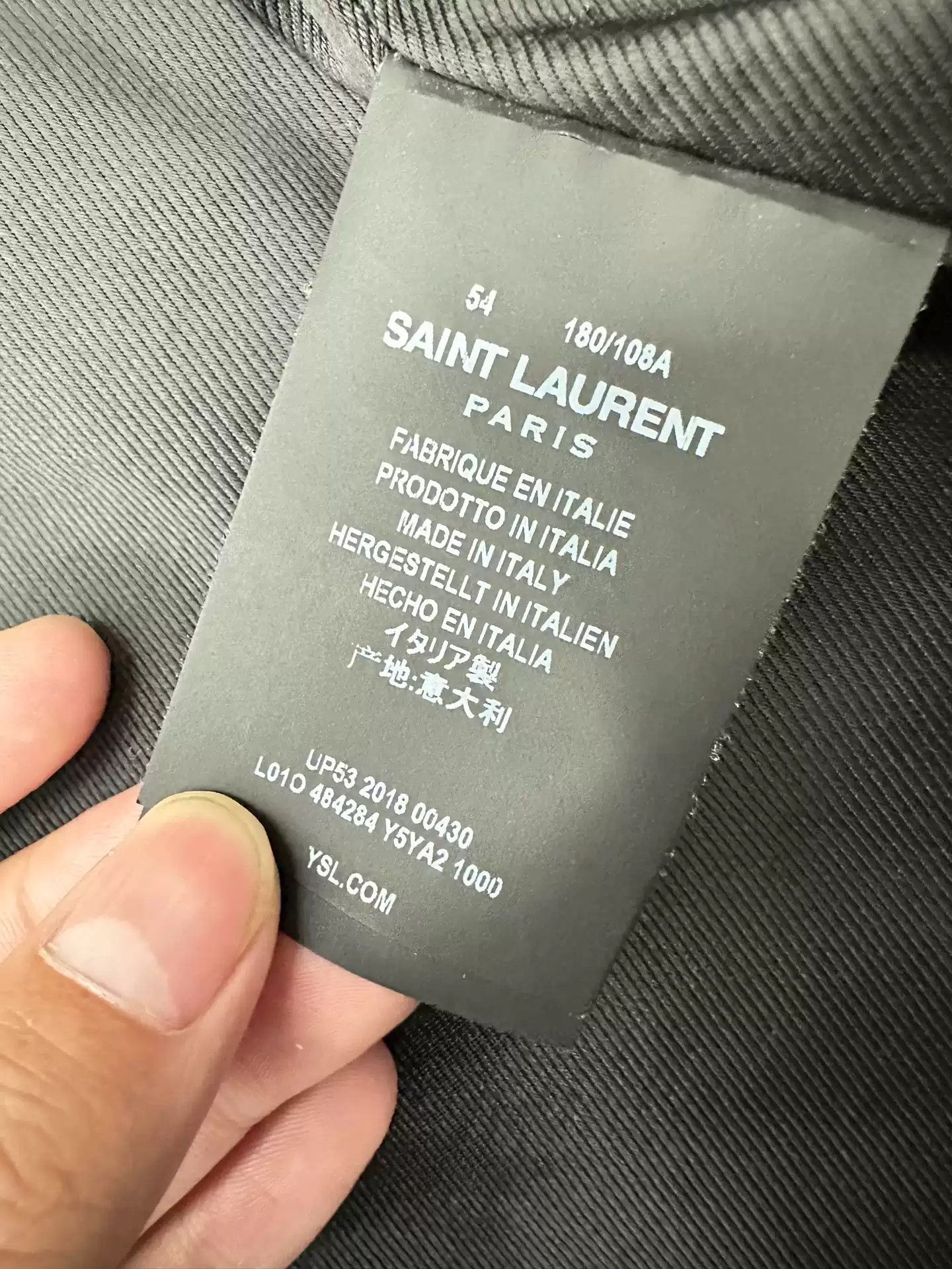 Saint Laurent Paris Saint Laurent slp leather clothes L01 Size US L / EU 52-54 / 3 - 4 Thumbnail