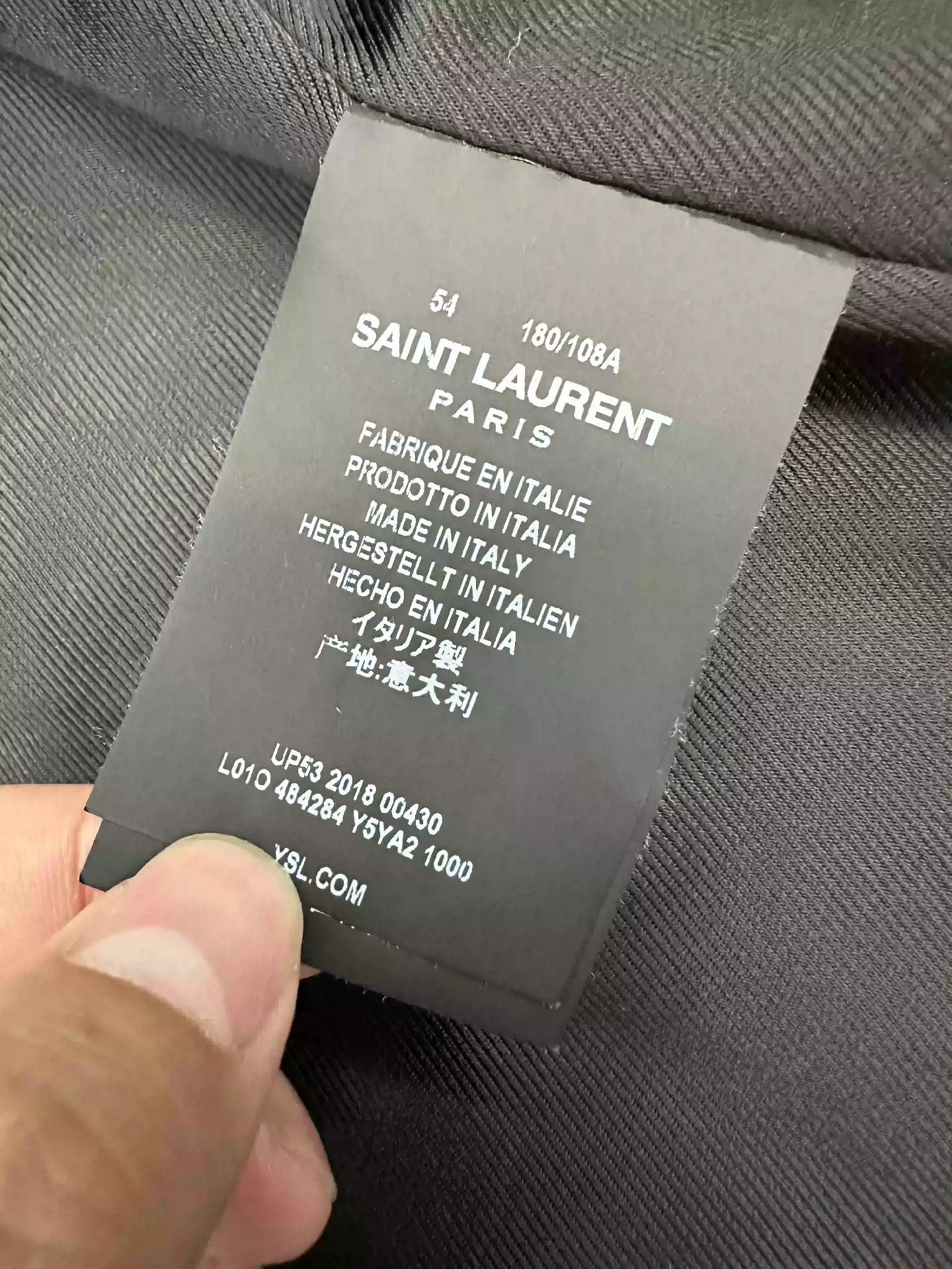 Saint Laurent Paris Saint Laurent slp leather clothes L01 Size US XL / EU 56 / 4 - 4 Thumbnail