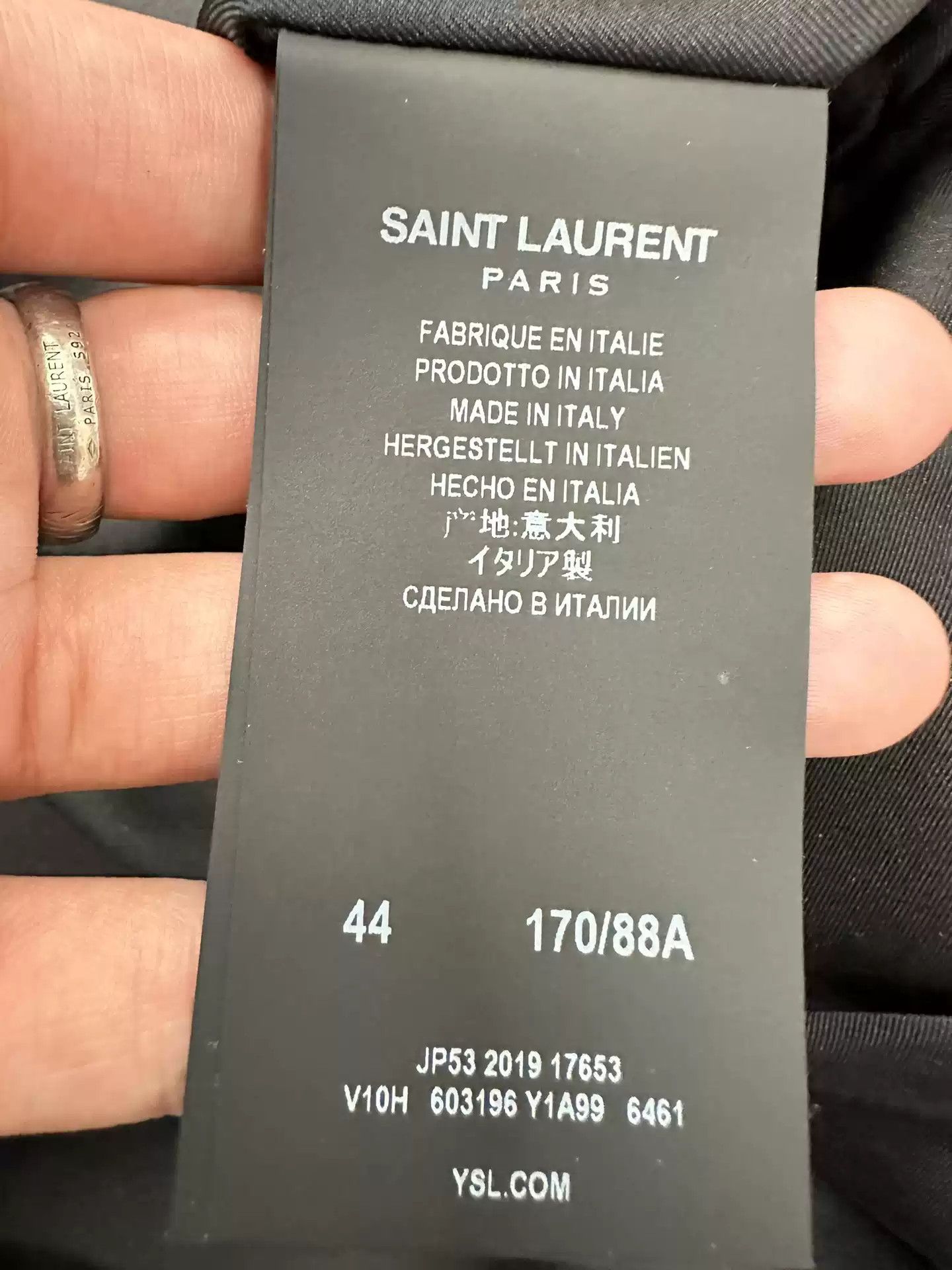 Saint Laurent Paris Saint laurent slp palace suit jacket Size US S / EU 44-46 / 1 - 4 Thumbnail