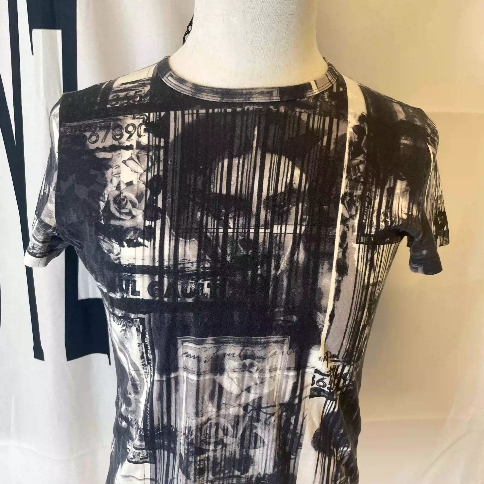 Jean Paul Gaultier Jean Paul Gaultier 90s Psychedelic Portrait Short Sleeve Size US M / EU 48-50 / 2 - 3 Thumbnail
