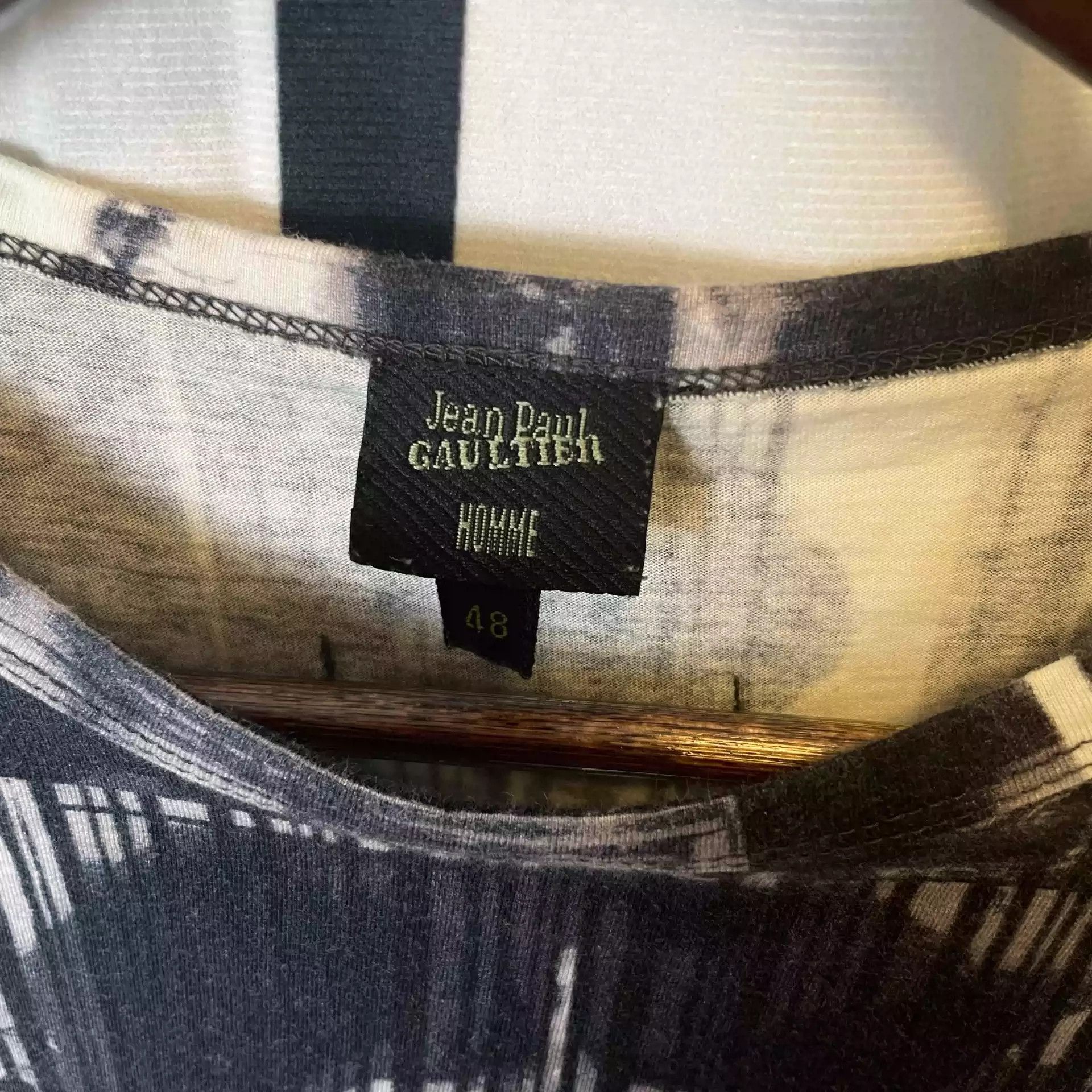 Jean Paul Gaultier Jean Paul Gaultier 90s Psychedelic Portrait Short Sleeve Size US M / EU 48-50 / 2 - 8 Thumbnail