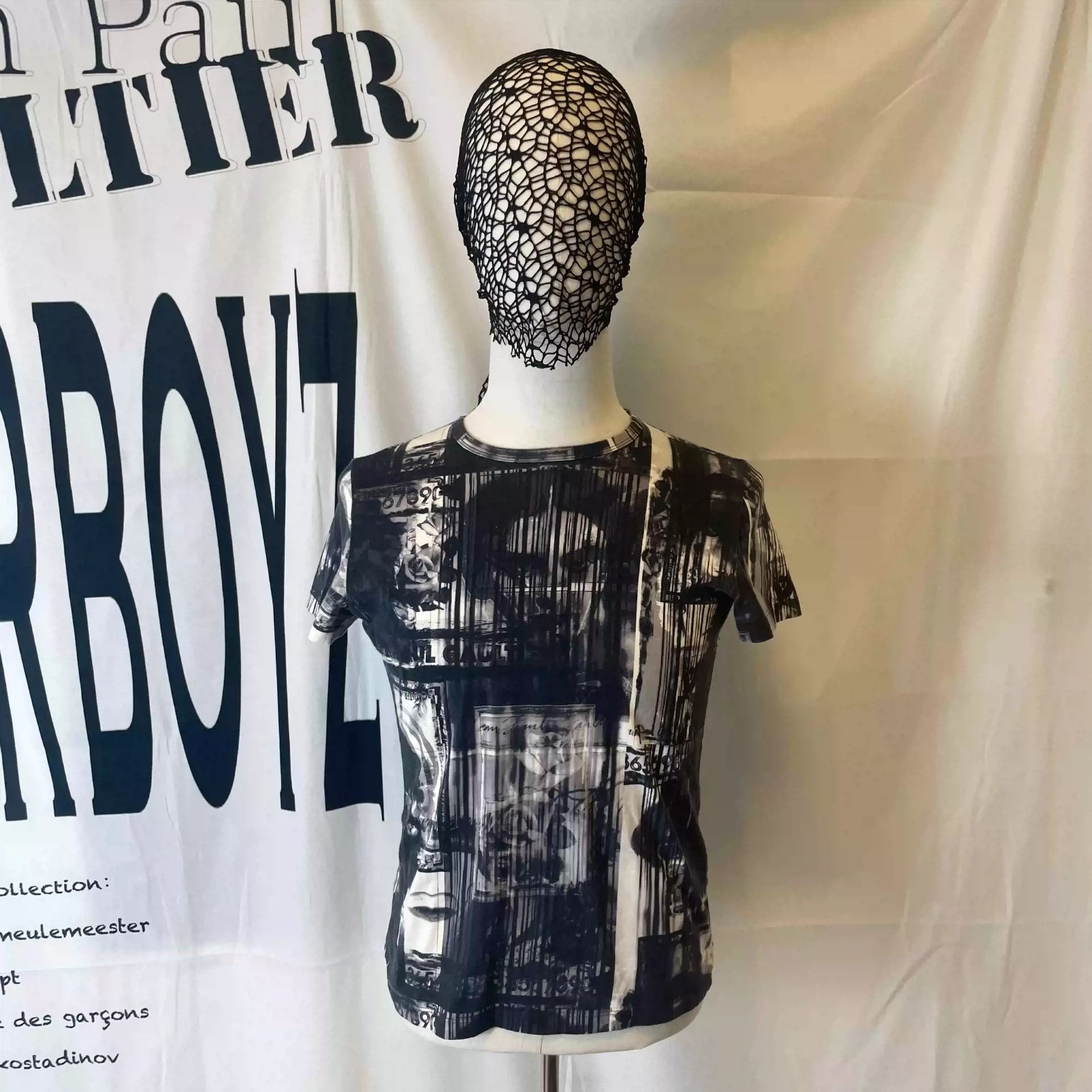 Jean Paul Gaultier Jean Paul Gaultier 90s Psychedelic Portrait Short Sleeve Size US M / EU 48-50 / 2 - 2 Thumbnail