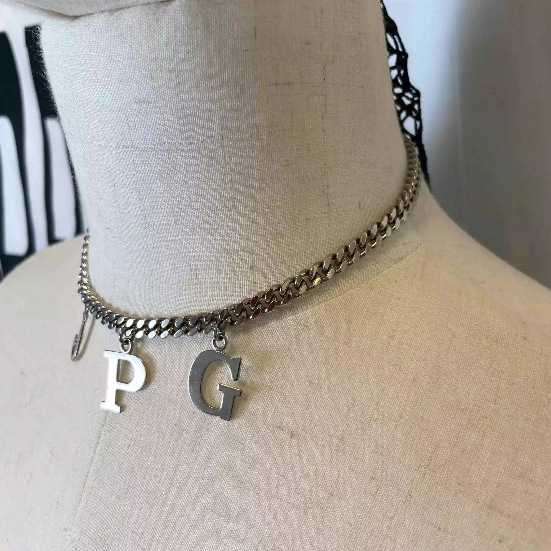 Jean Paul Gaultier John Paul Gaultier Limited Letter Chain Size ONE SIZE - 4 Thumbnail