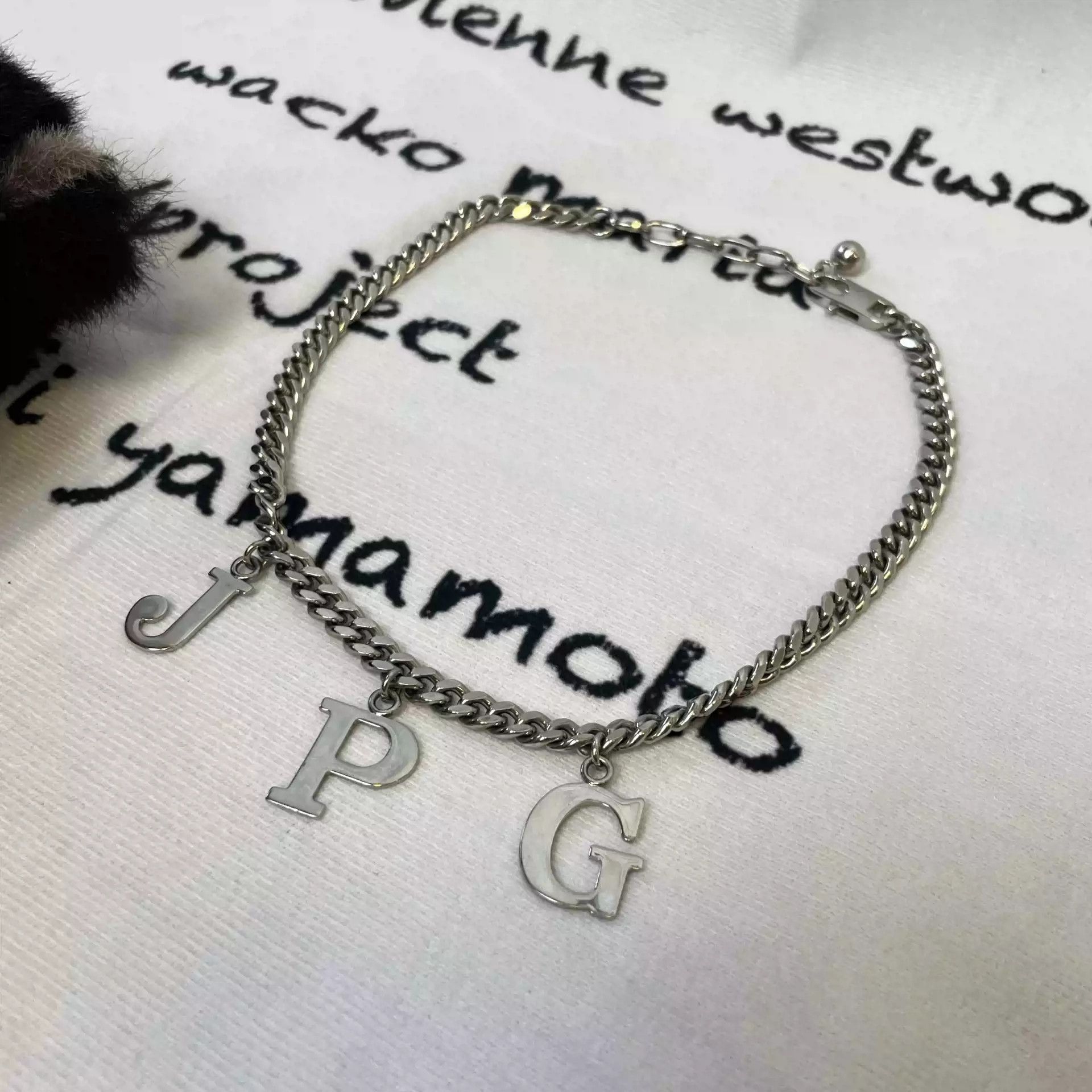 Jean Paul Gaultier John Paul Gaultier Limited Letter Chain Size ONE SIZE - 7 Thumbnail