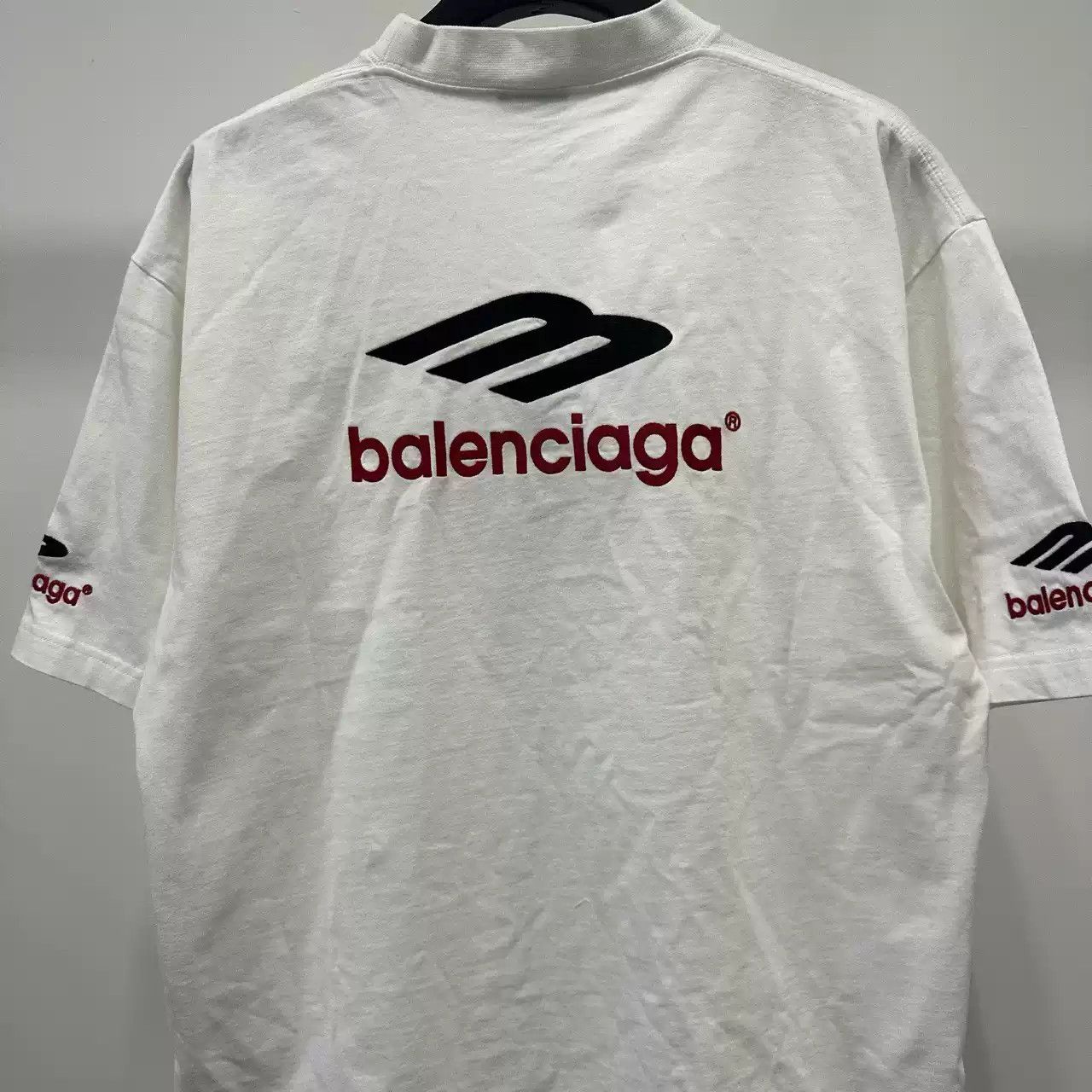 Balenciaga Balenciaga FW23 3B SPORTS ICON embroidered logo short sleeved T-shirt Size US S / EU 44-46 / 1 - 4 Thumbnail