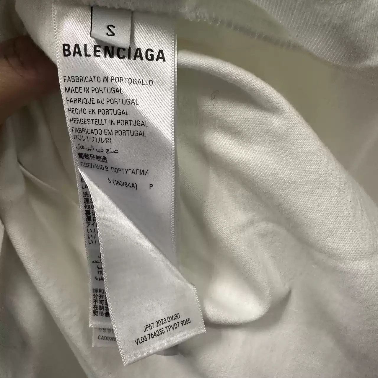 Balenciaga Balenciaga FW23 3B SPORTS ICON embroidered logo short sleeved T-shirt Size US S / EU 44-46 / 1 - 7 Thumbnail