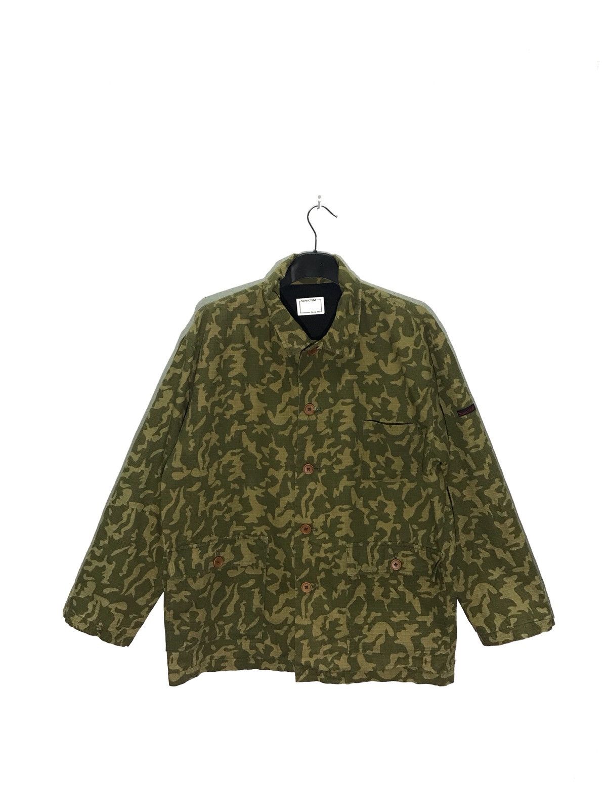 Japanese Brand Japanese Brand Spactim Camo Work Jacket Size US M / EU 48-50 / 2 - 1 Thumbnail