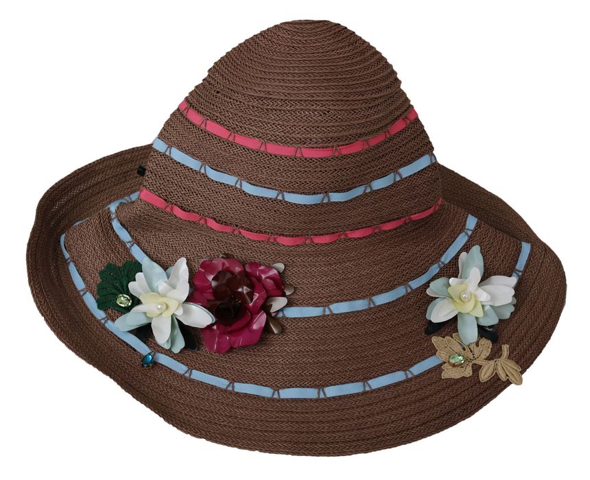 Dolce & Gabbana Black Wide Brim Nylon Bucket Hat main image 0