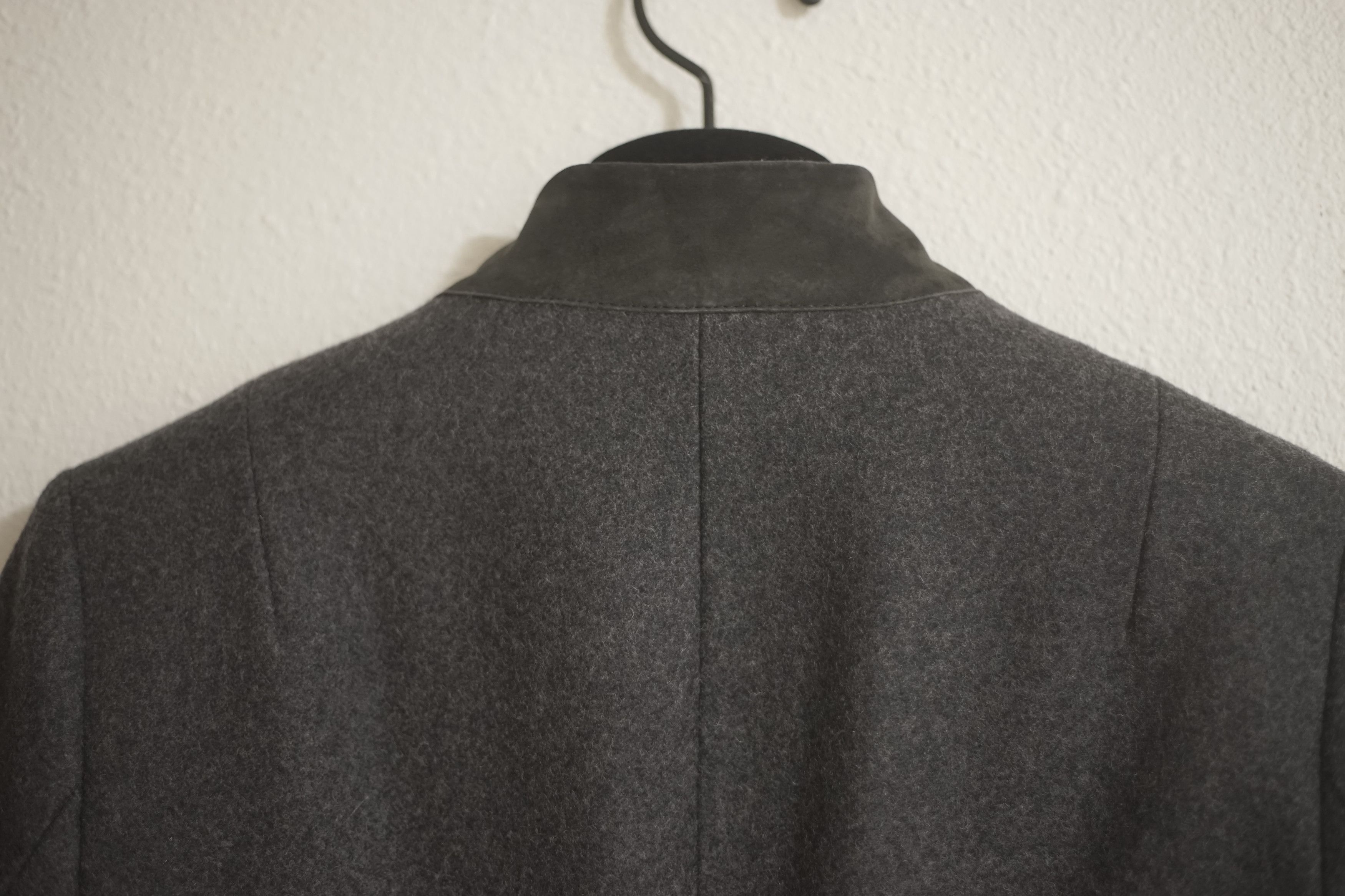 Allsaints Wool Slim Suede Collar Coat Size US S / EU 44-46 / 1 - 3 Thumbnail
