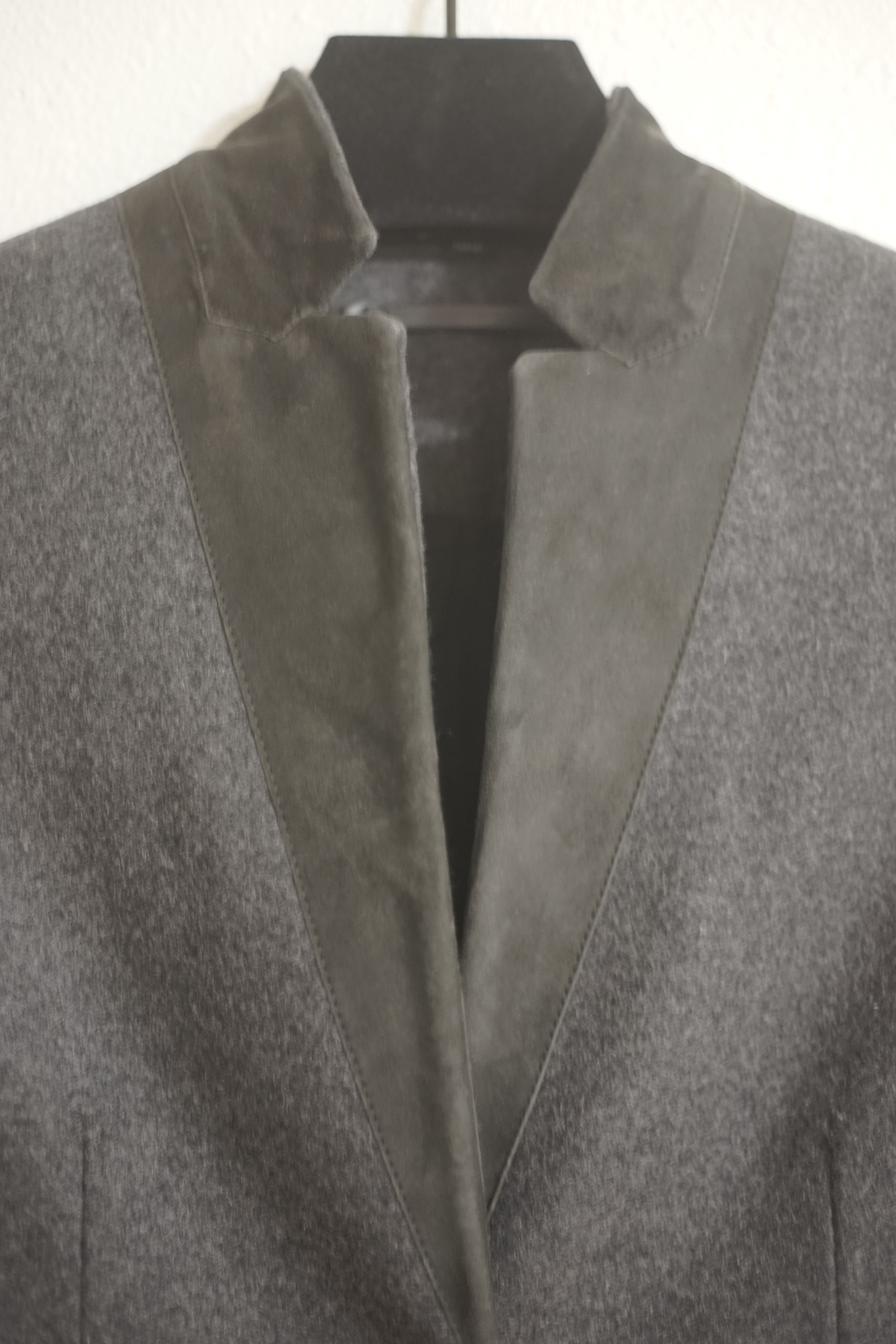 Allsaints Wool Slim Suede Collar Coat Size US S / EU 44-46 / 1 - 4 Thumbnail