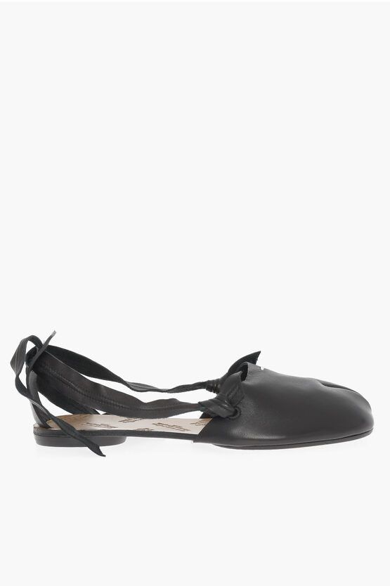 Maison Margiela MM22 Leather Tabi Sandals Size US 7.5 / IT 37.5 - 3 Thumbnail