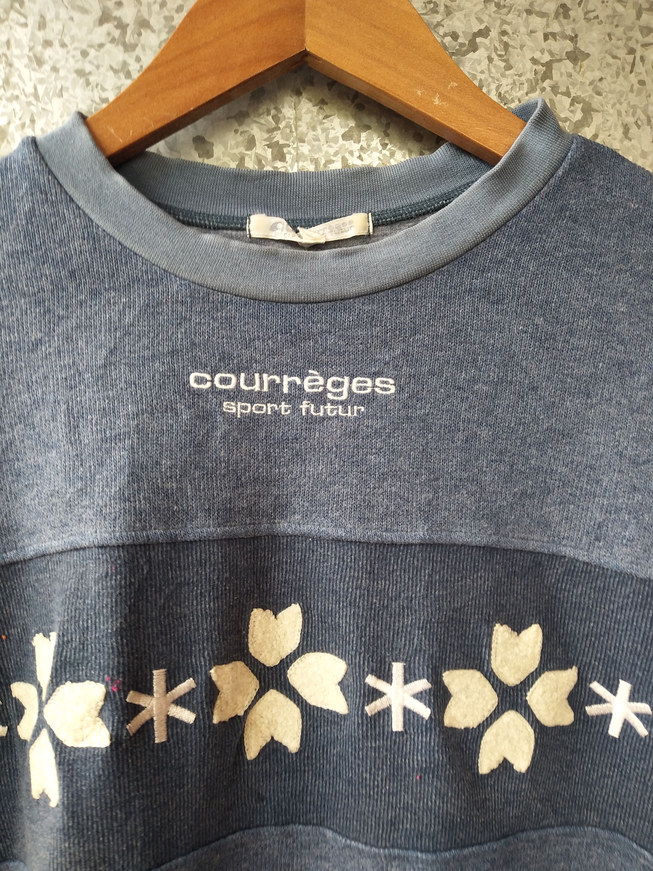 Courreges Vintage Courreges sweatshirt made in japan Size US M / EU 48-50 / 2 - 3 Thumbnail