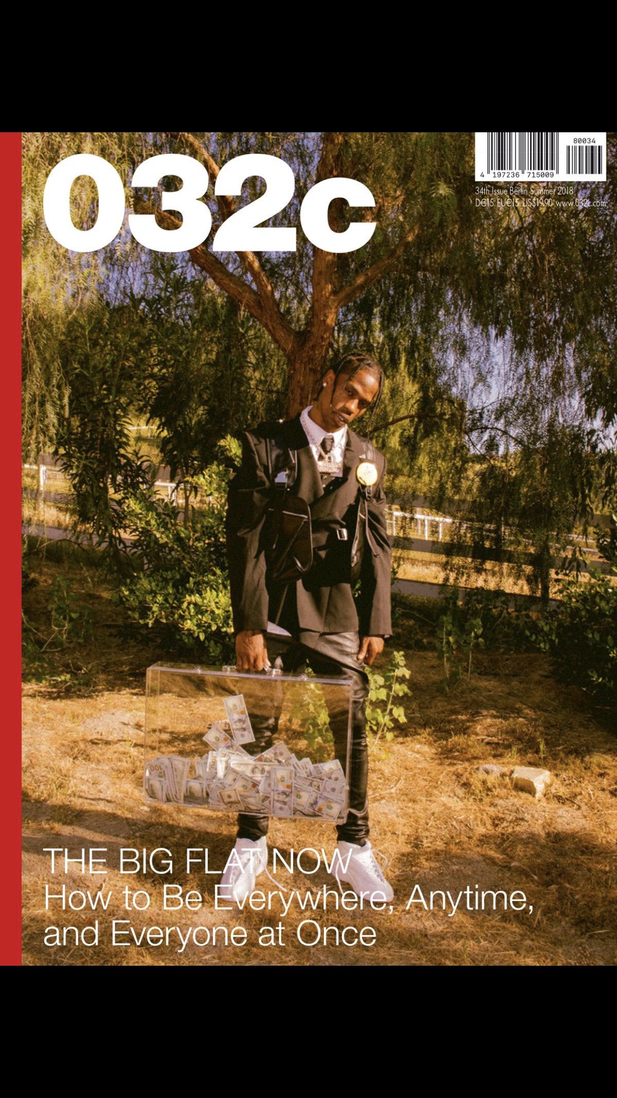 032c × Travis Scott Travis Scott x 032c Poster 