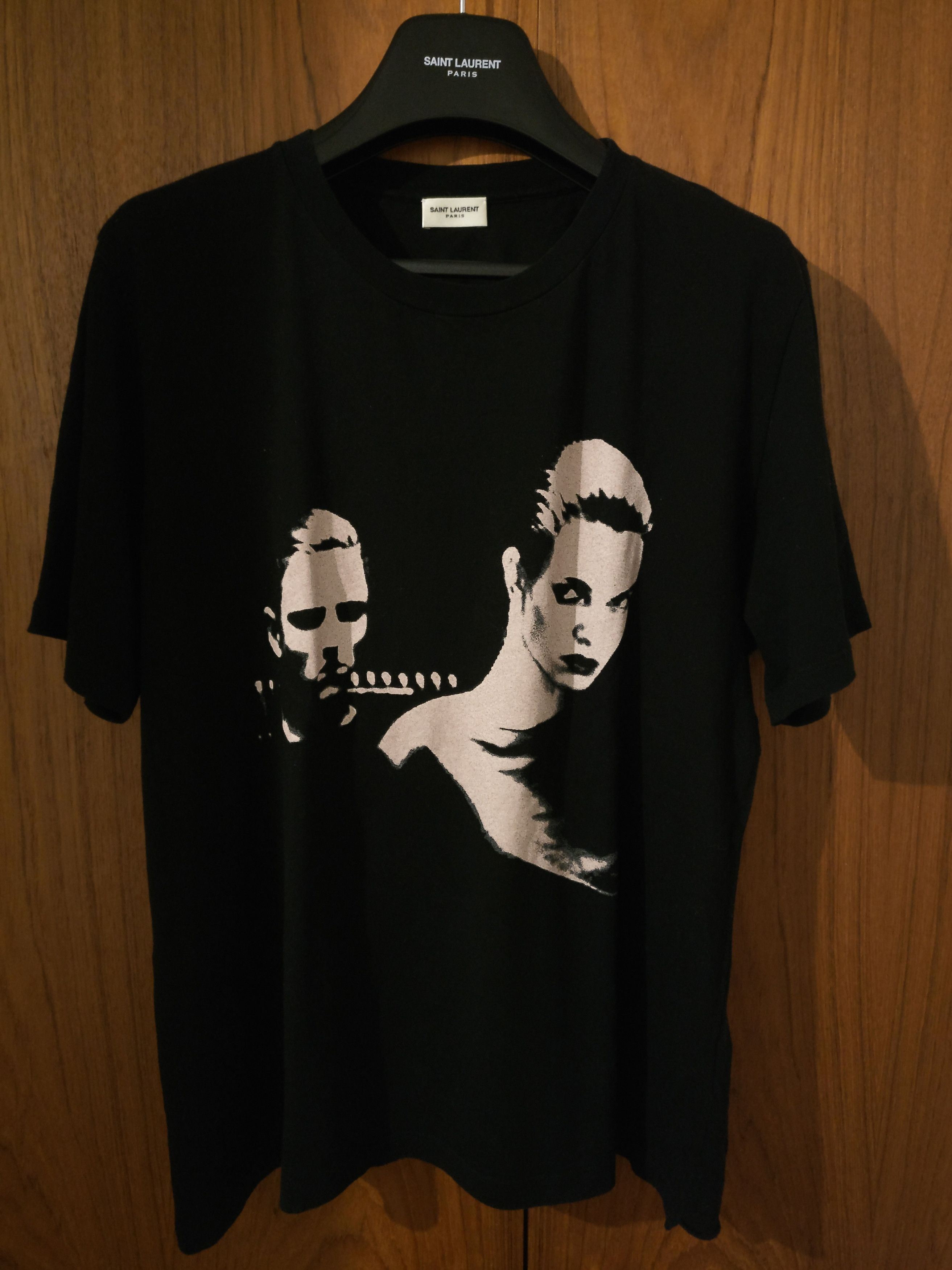 Cassandre T-Shirt in Wool Jersey | Saint Laurent | YSL.com