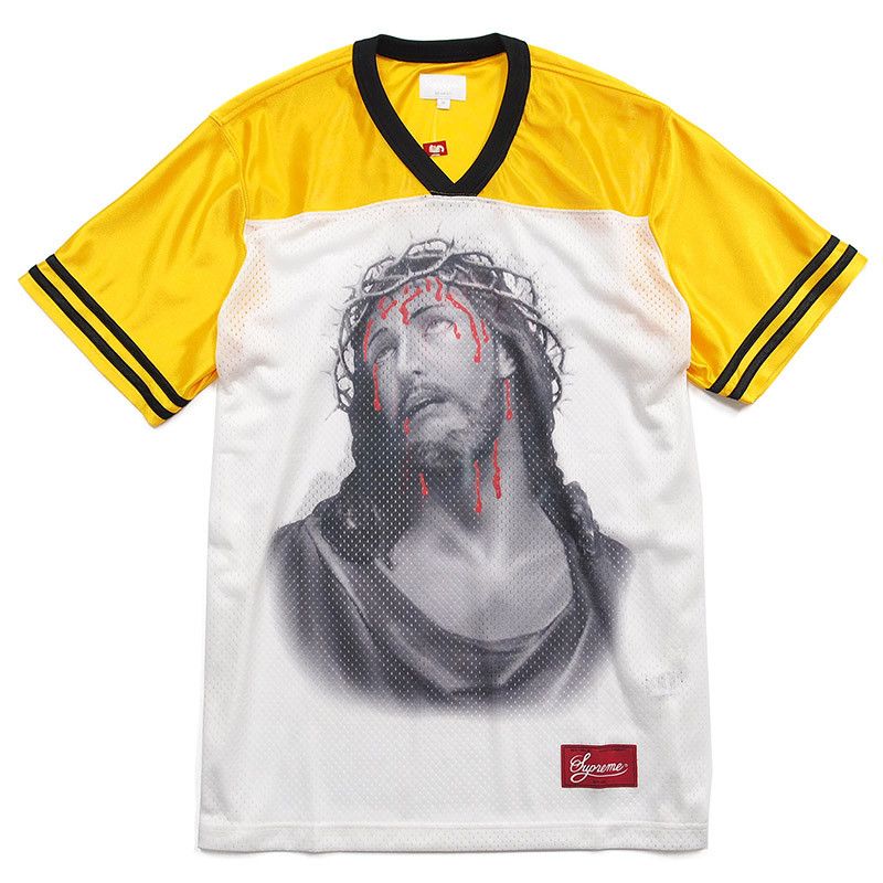 Supreme Jesus Football Top | Grailed