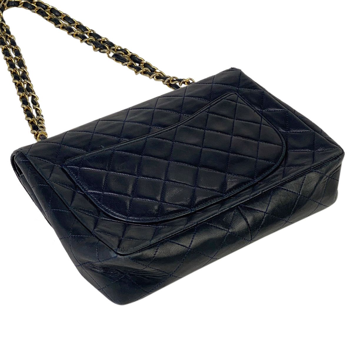 Chanel Chanel Matelasse Single Flap Chain Coco Mark Chain Navy Size ONE SIZE - 2 Preview