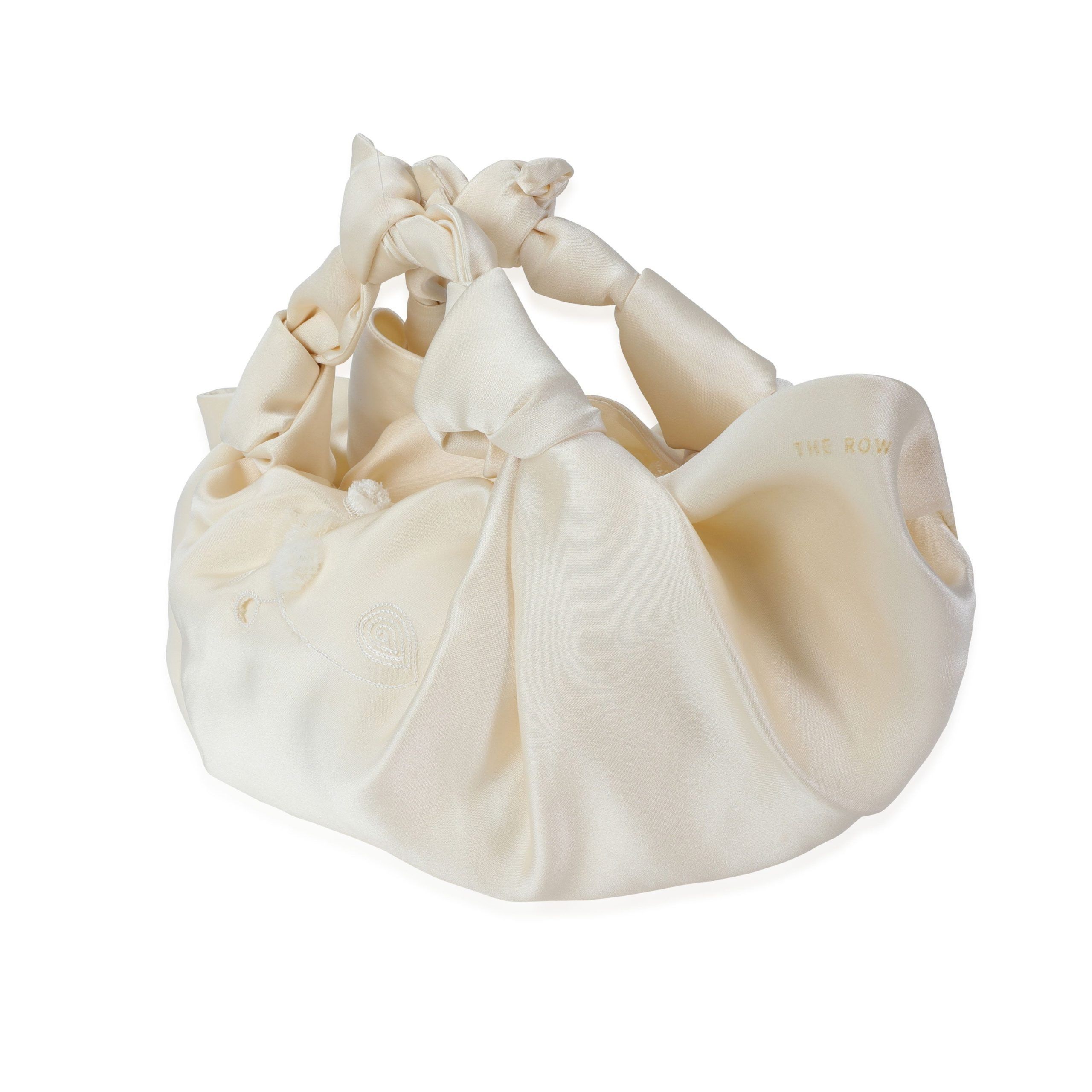 The Row Pearl Satin Small Ascot Bag