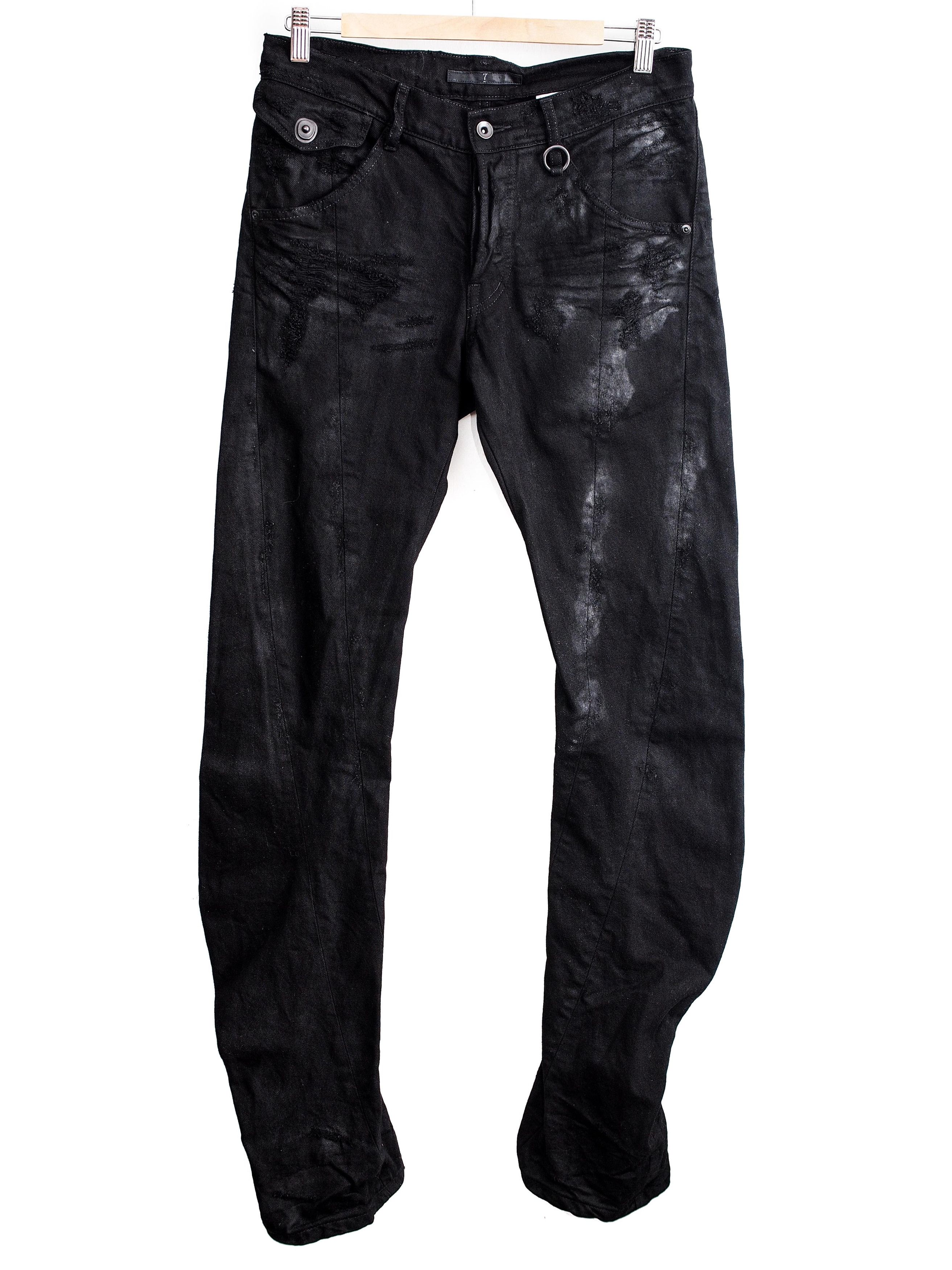 Julius 09 F/W Twisted Destroyed Jeans | Grailed