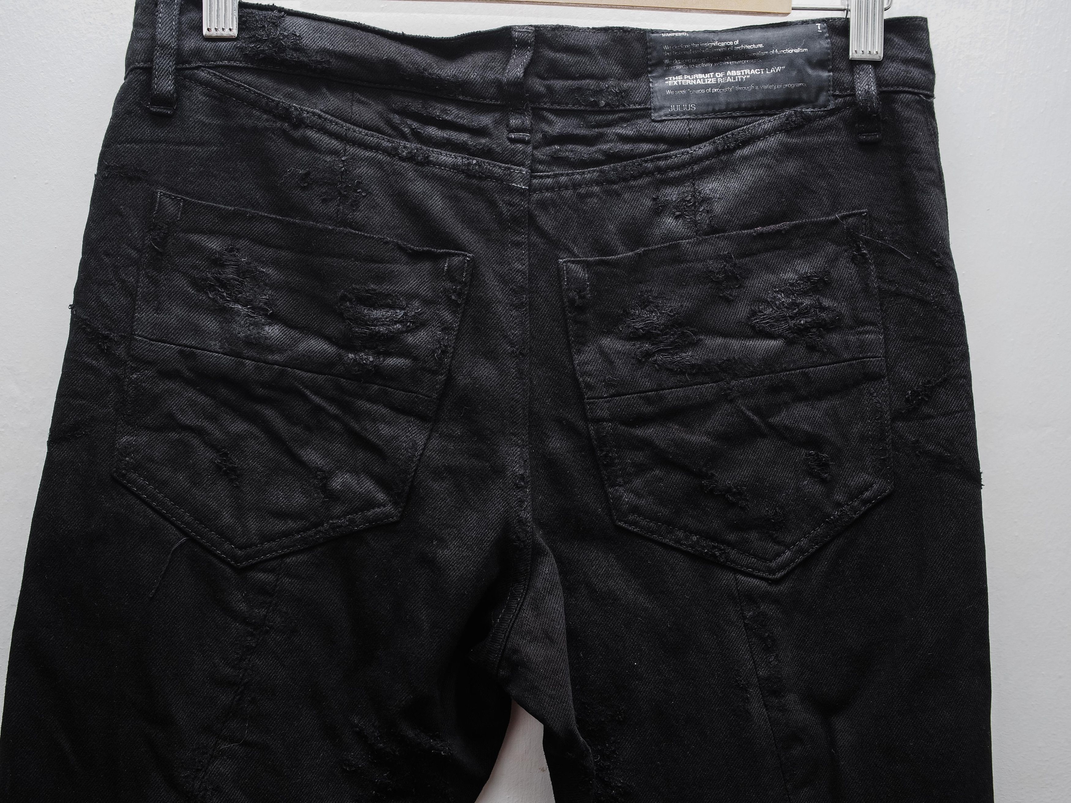 Julius 09 F/W Twisted Destroyed Jeans | Grailed