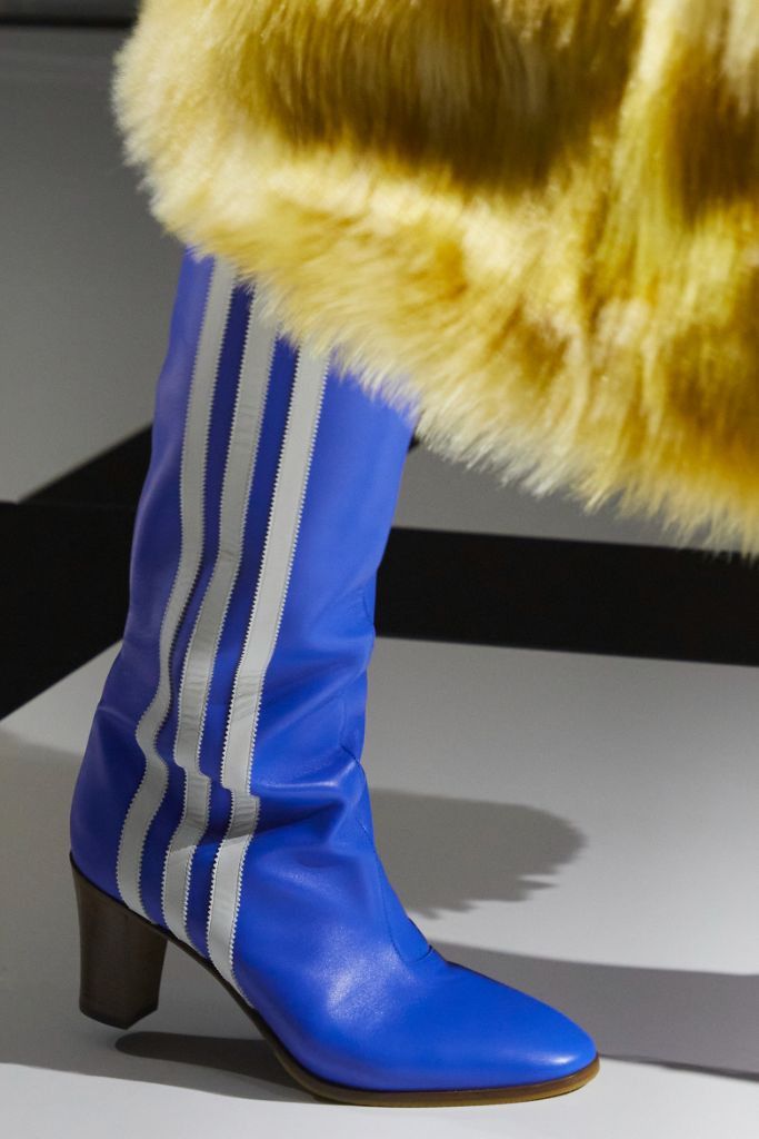 Gucci x Adidas Knee-height boots blue leather Size US 7.5 / IT 37.5 - 2 Thumbnail