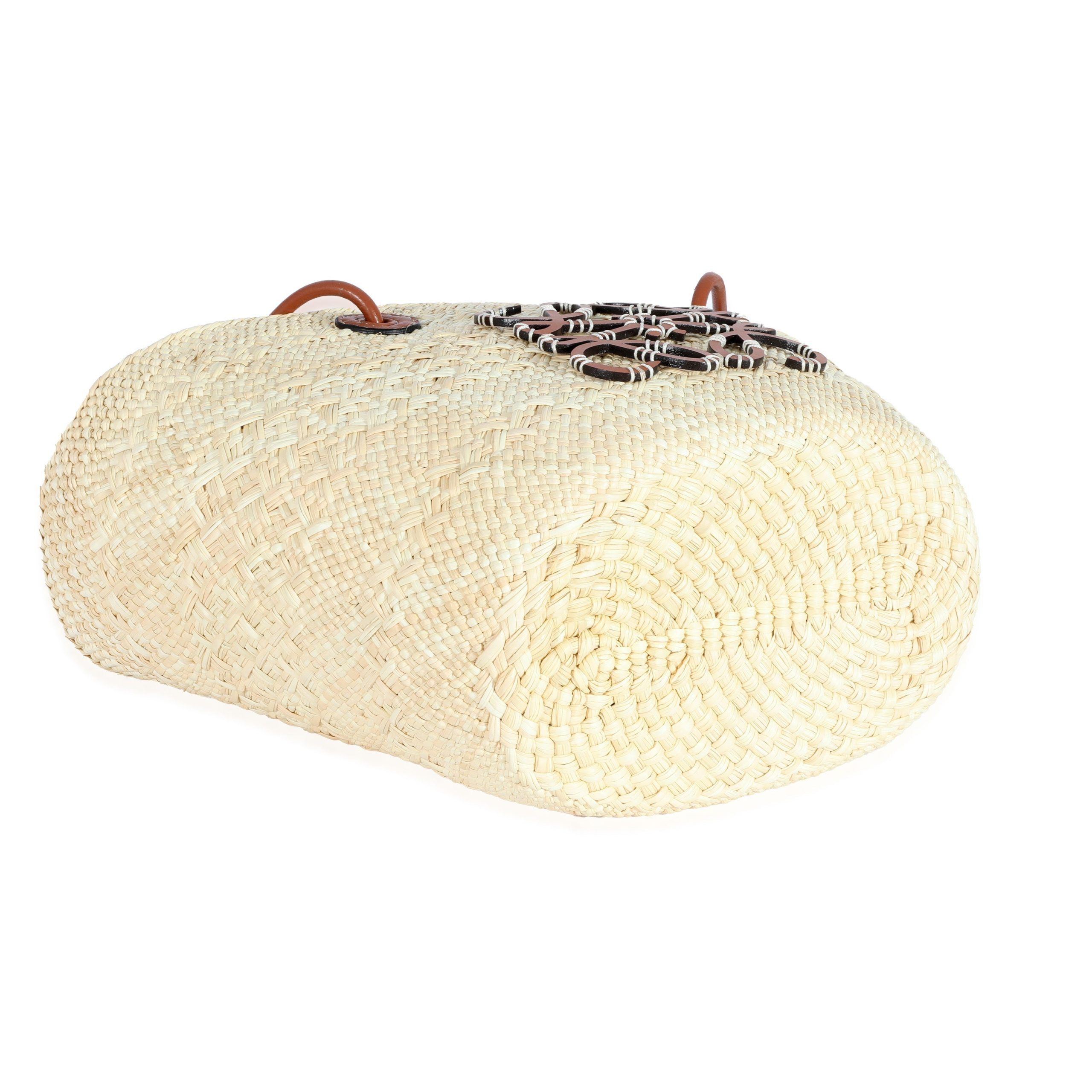 Loewe Loewe Raffia Small Anagram Basket Tote Size ONE SIZE - 6 Thumbnail