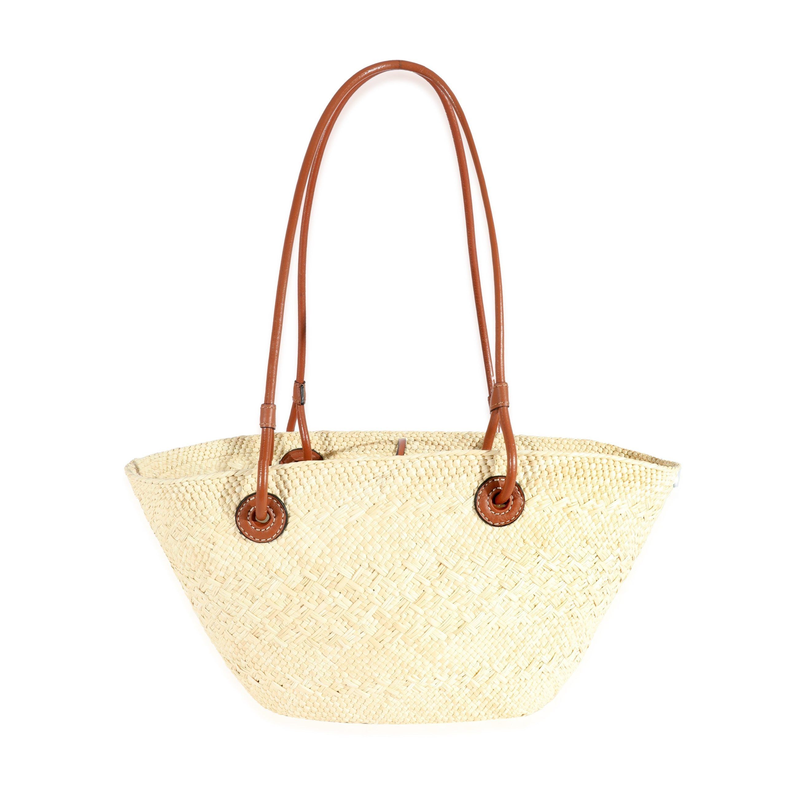 Loewe Loewe Raffia Small Anagram Basket Tote Size ONE SIZE - 3 Thumbnail