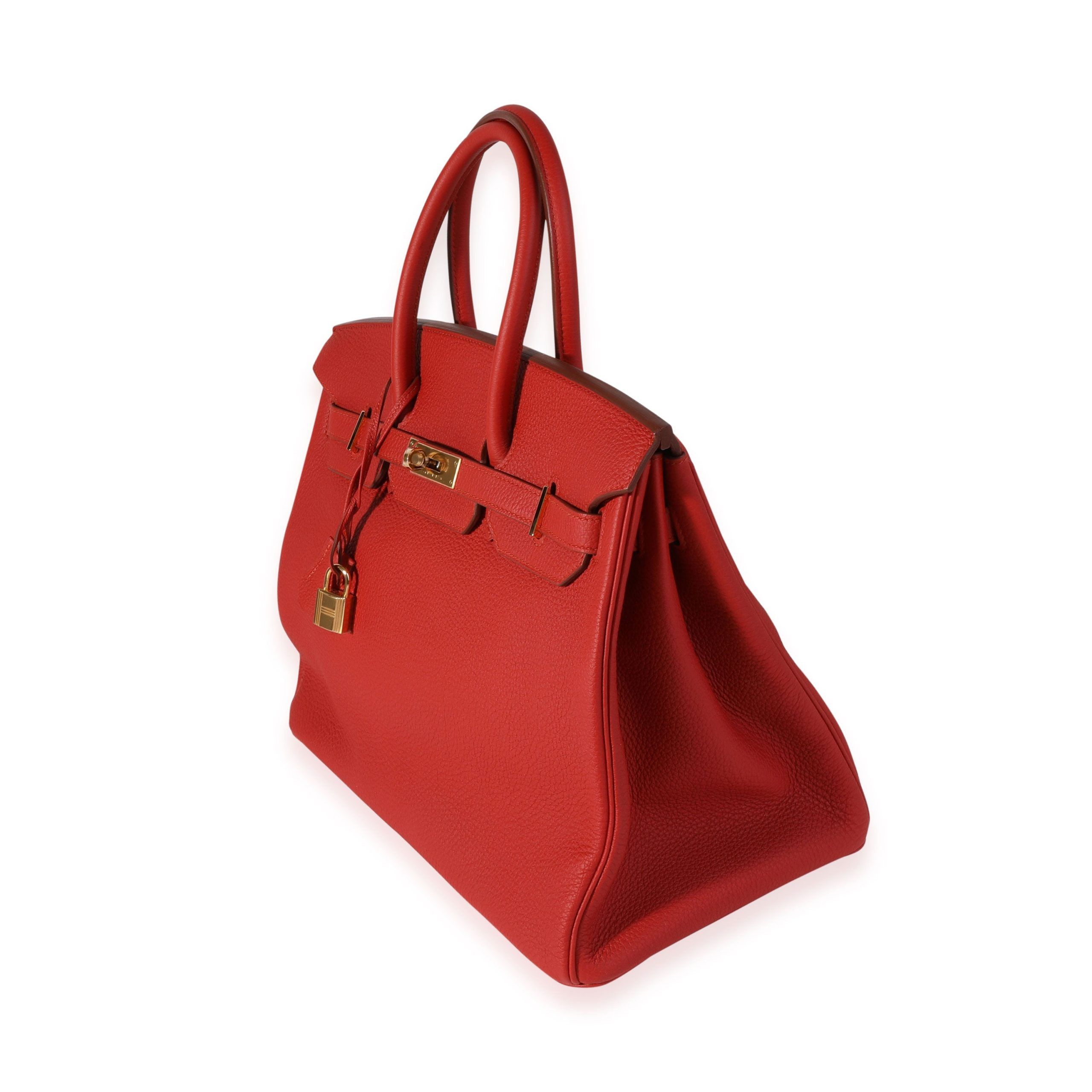 Hermès Geranium Togo Birkin 35 GHW