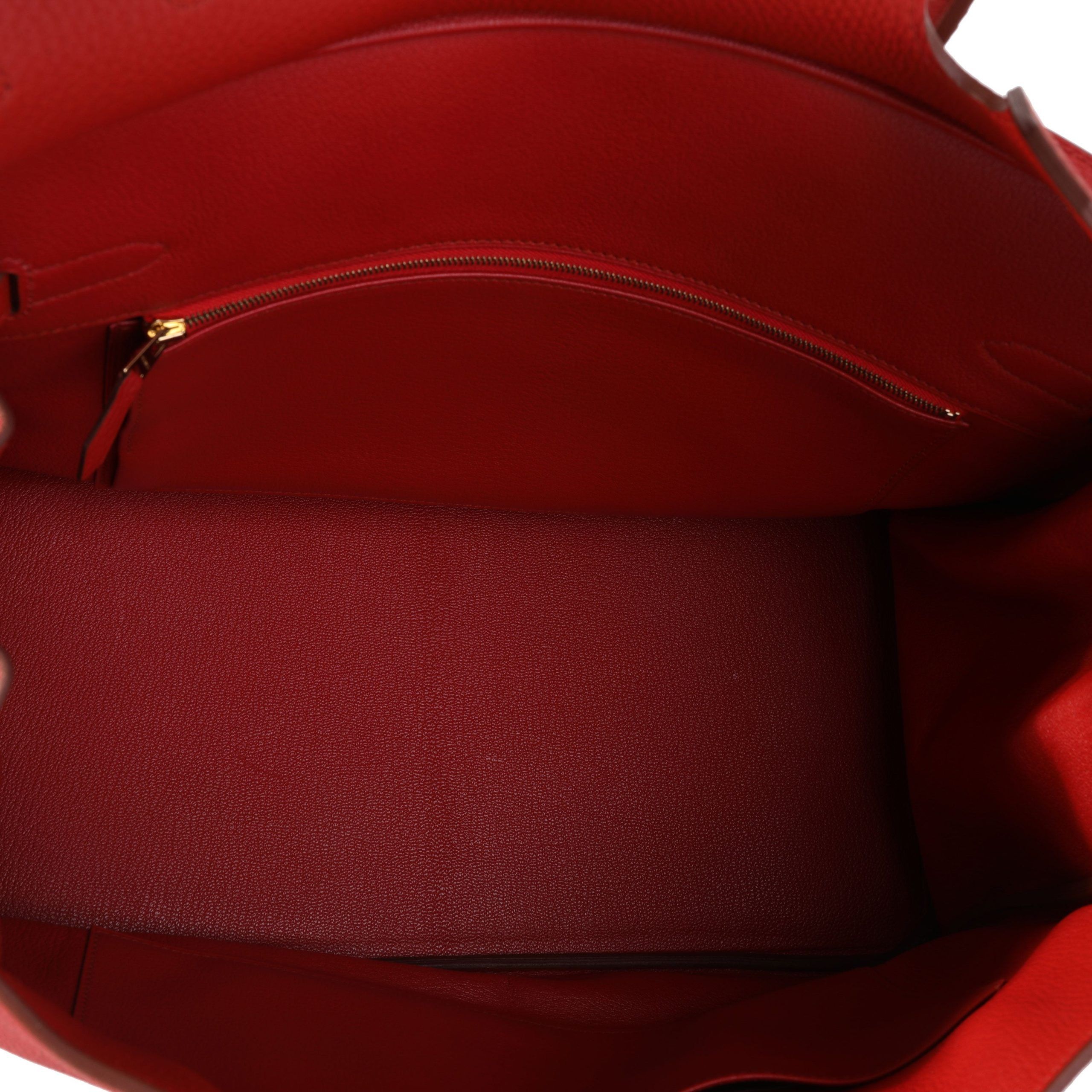 Hermès Geranium Togo Birkin 35 GHW