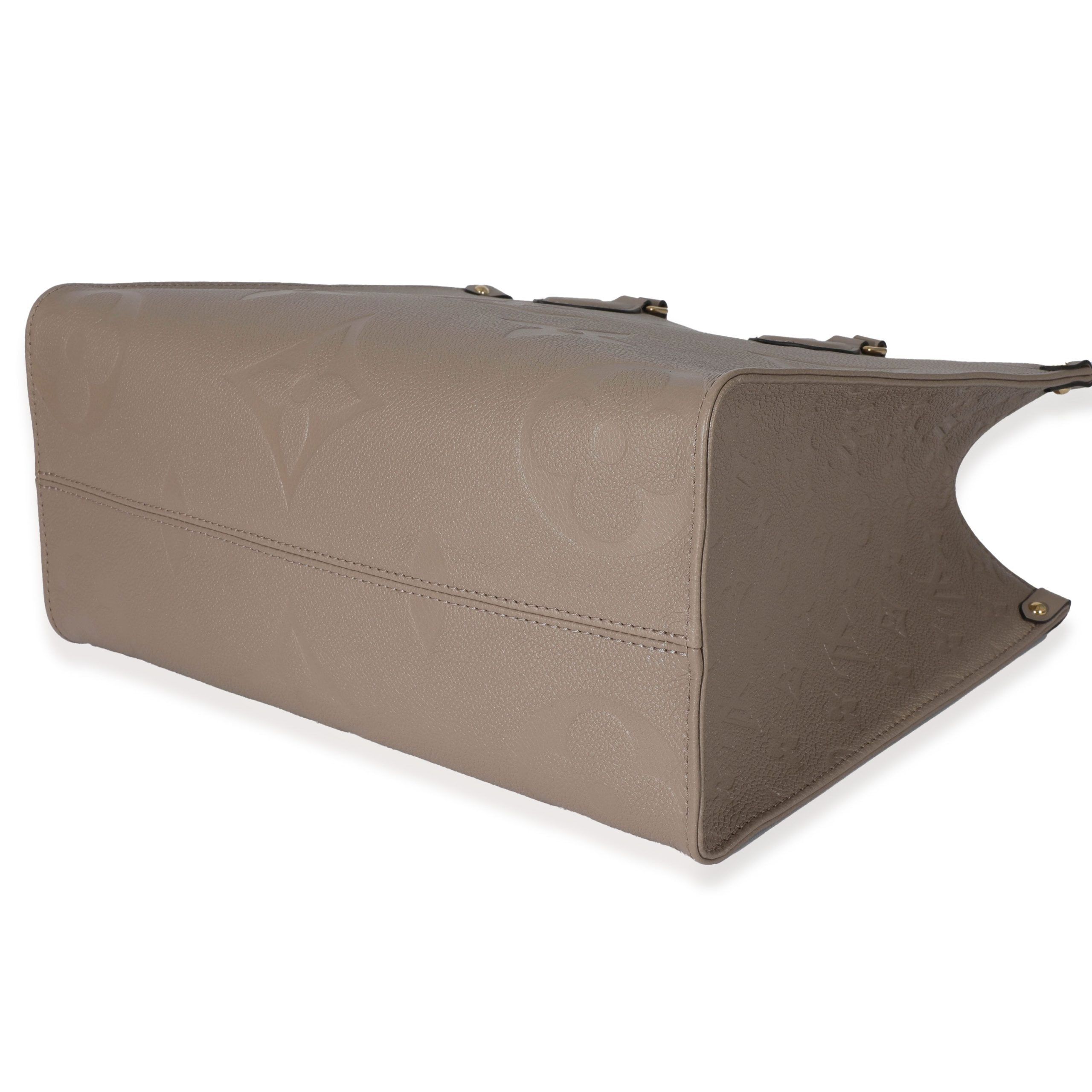 Louis Vuitton Turtledove Monogram Empreinte Onthego MM