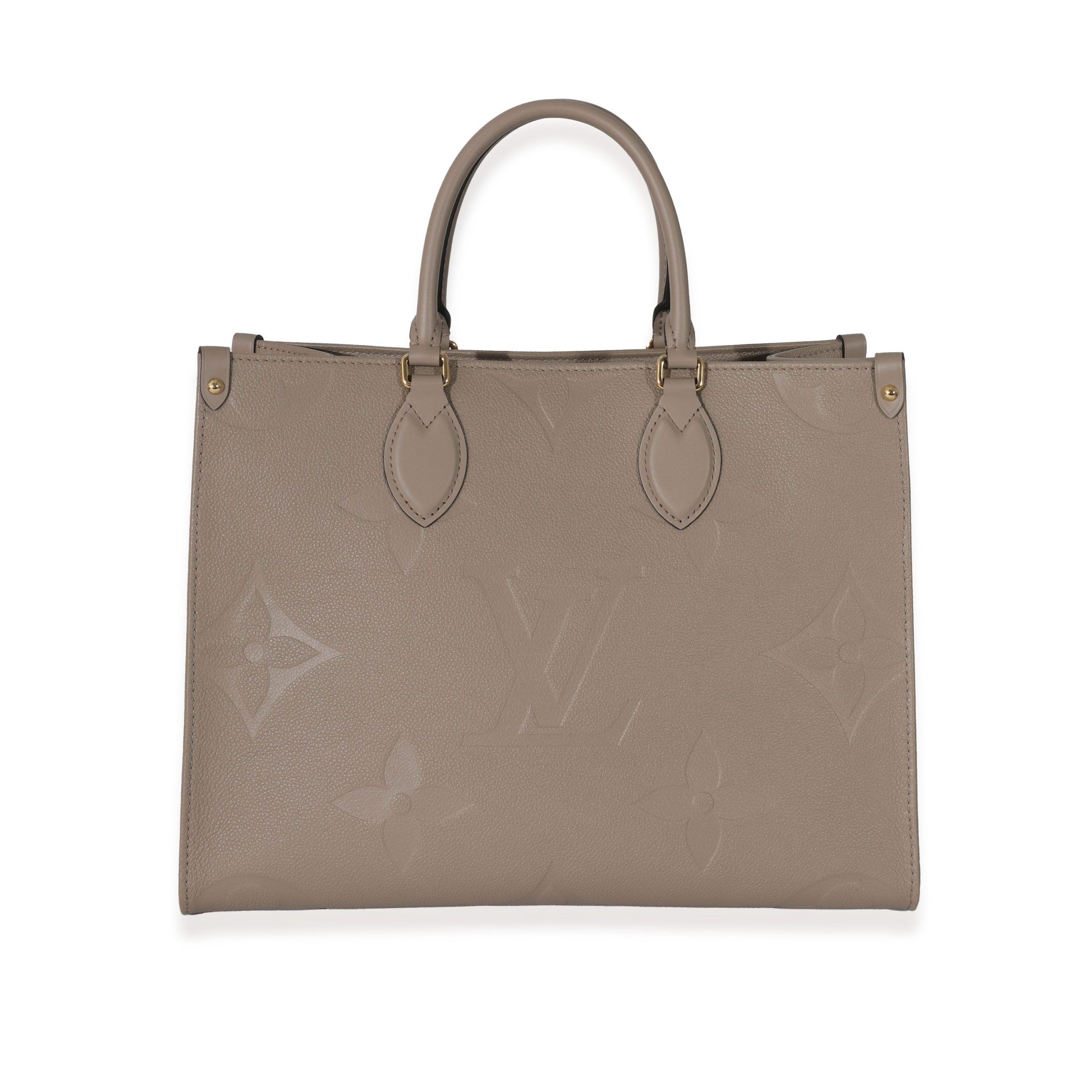 Louis Vuitton Turtledove Monogram Empreinte Onthego MM