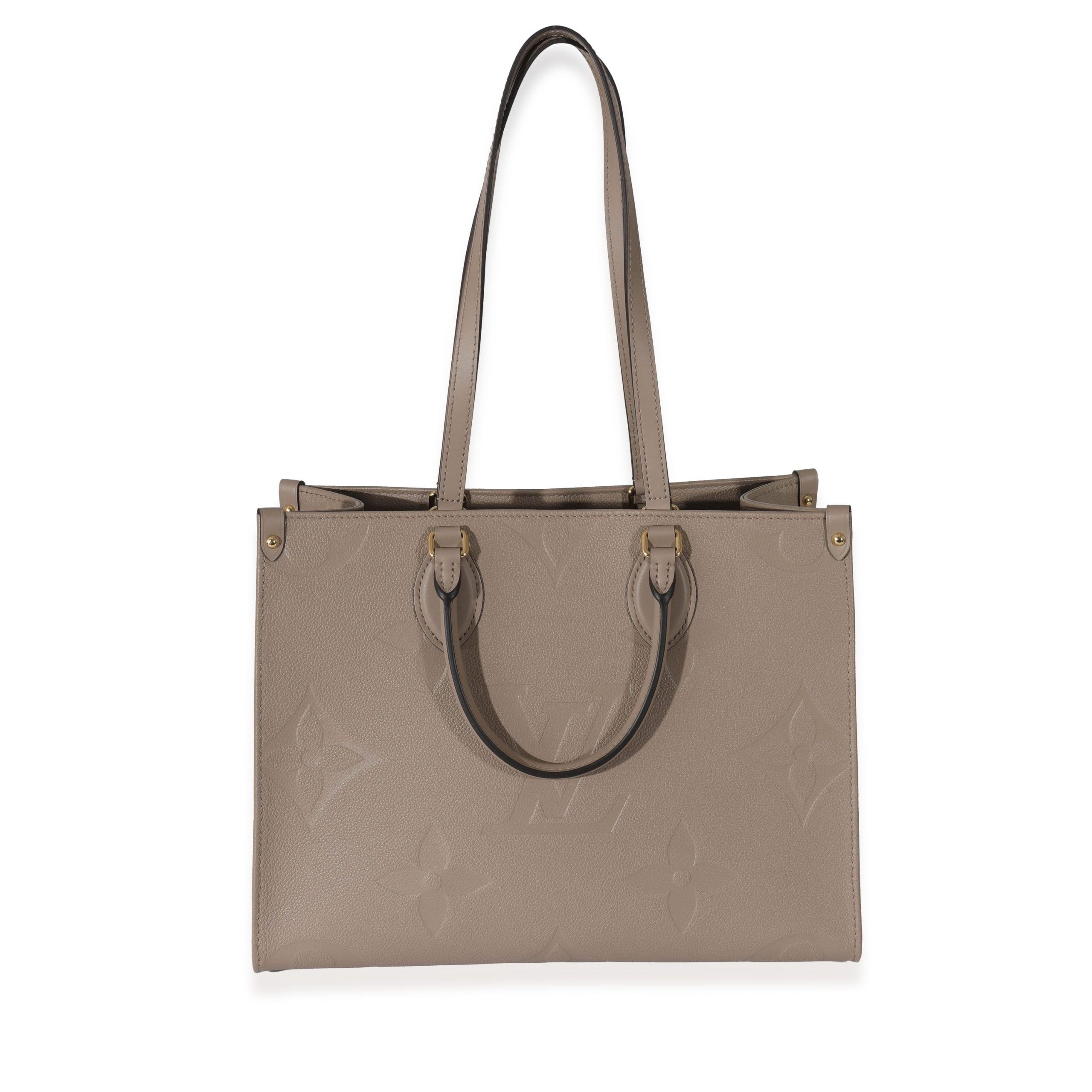 Louis Vuitton Turtledove Monogram Empreinte Onthego MM