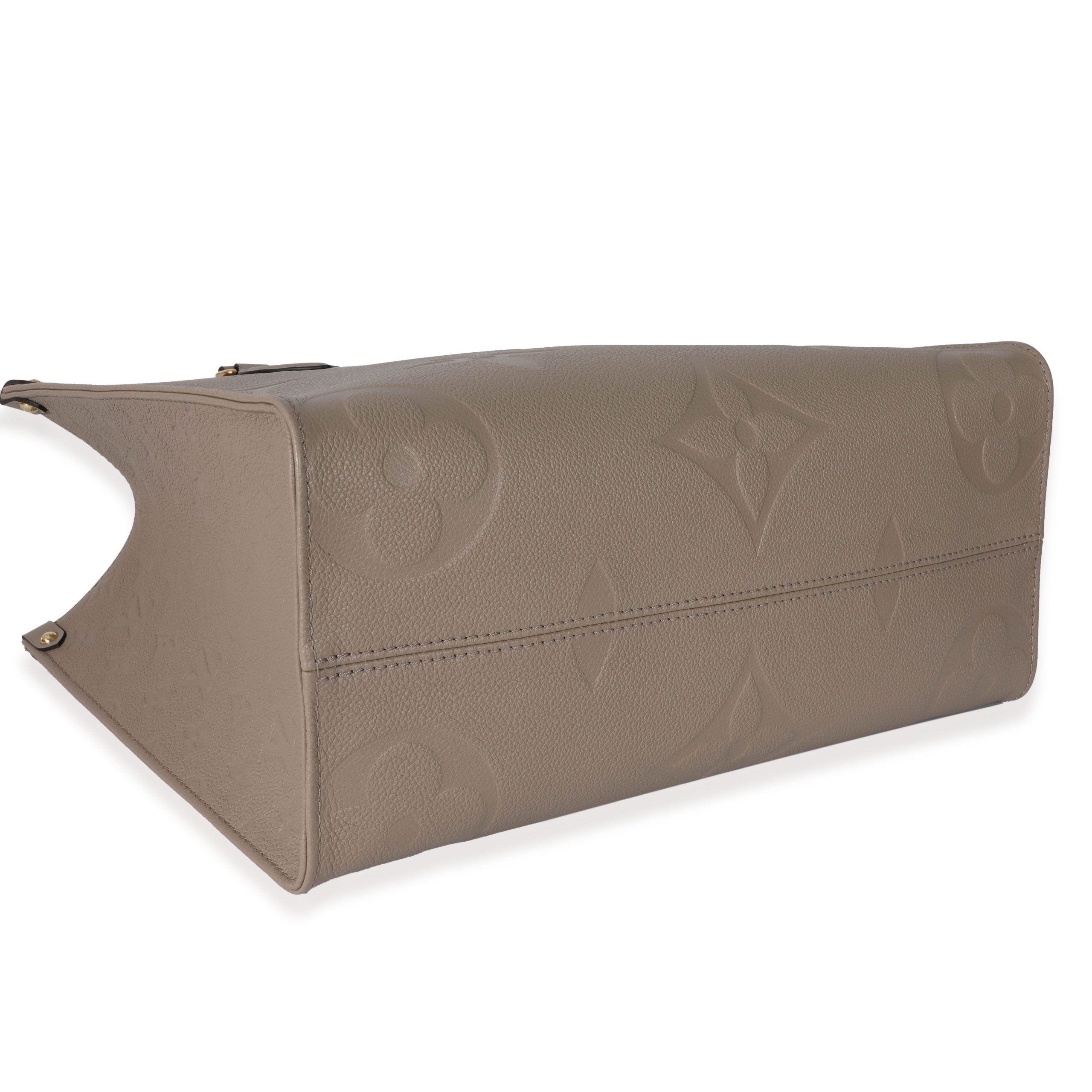Louis Vuitton Turtledove Monogram Empreinte Onthego MM