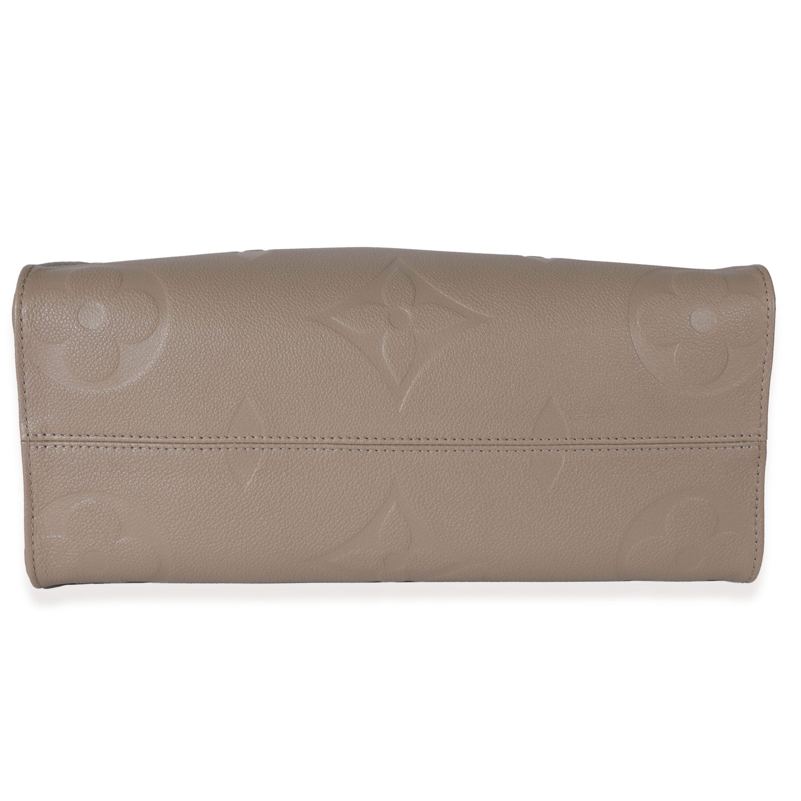 Louis Vuitton Turtledove Monogram Empreinte Onthego MM