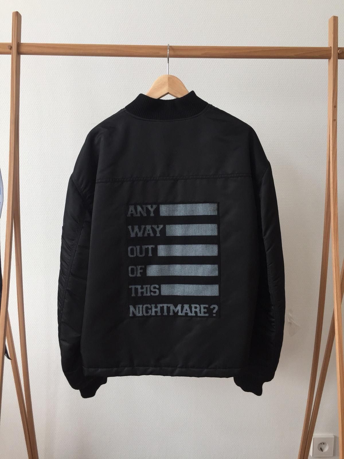 Raf Simons Raf Simons Any Way Out Of This Nightmare bomber jacket | Grailed