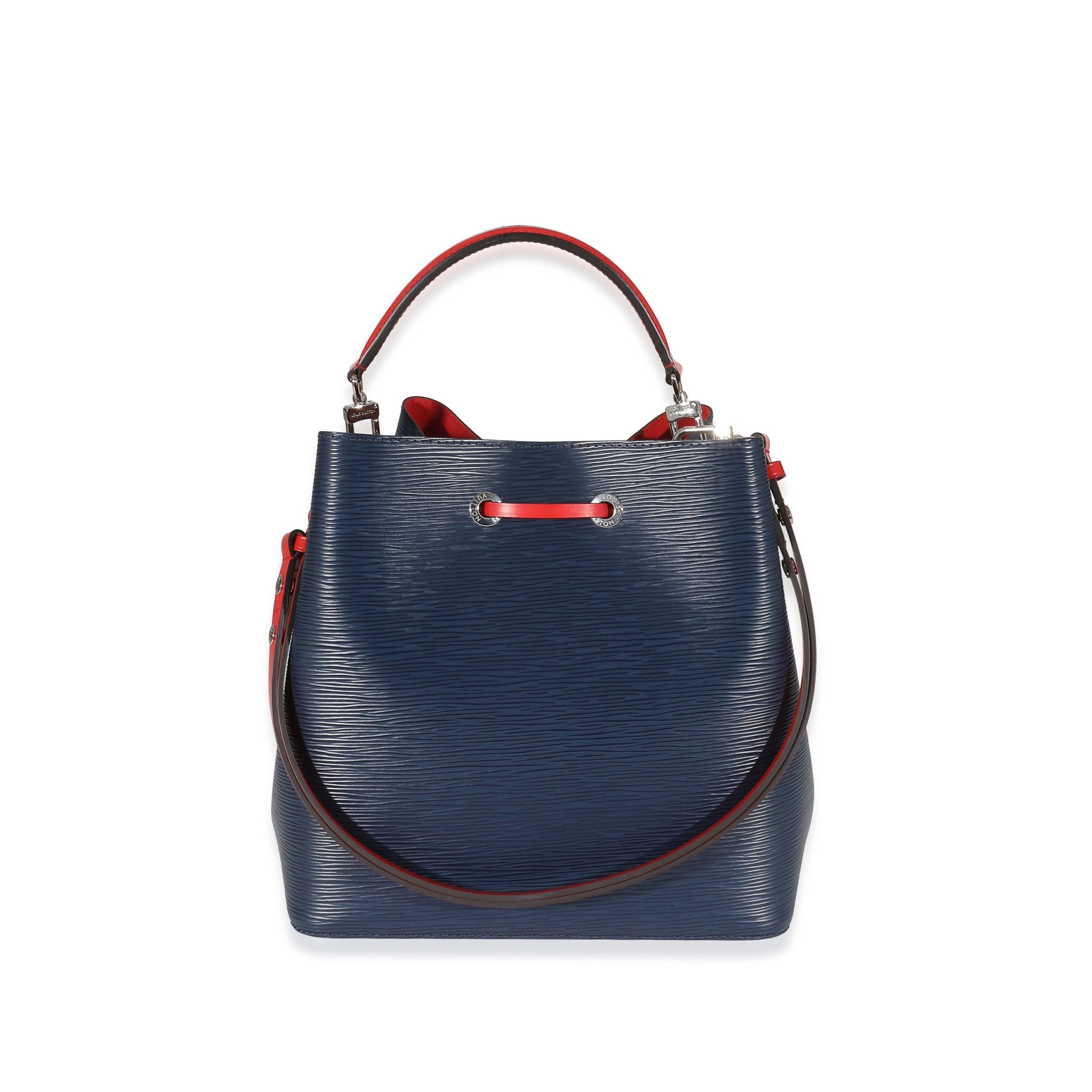 Louis Vuitton Coquelicot Indigo Epi NéoNoé MM